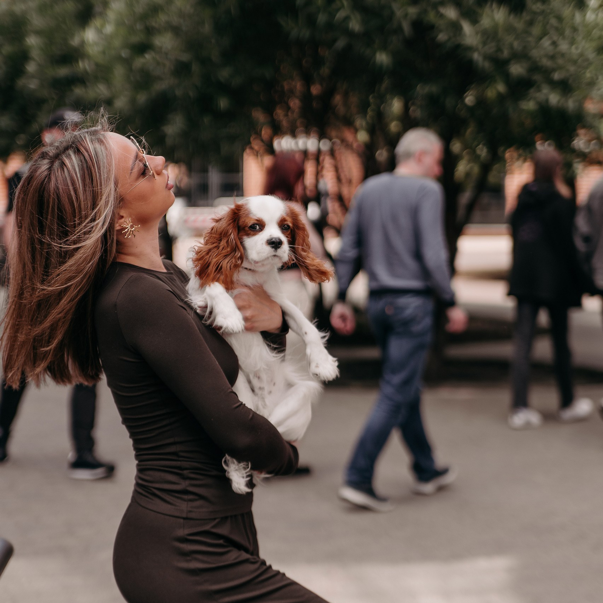 С любимым питомцем. Фотограф Дарья Пудовкина Москва, Московская область