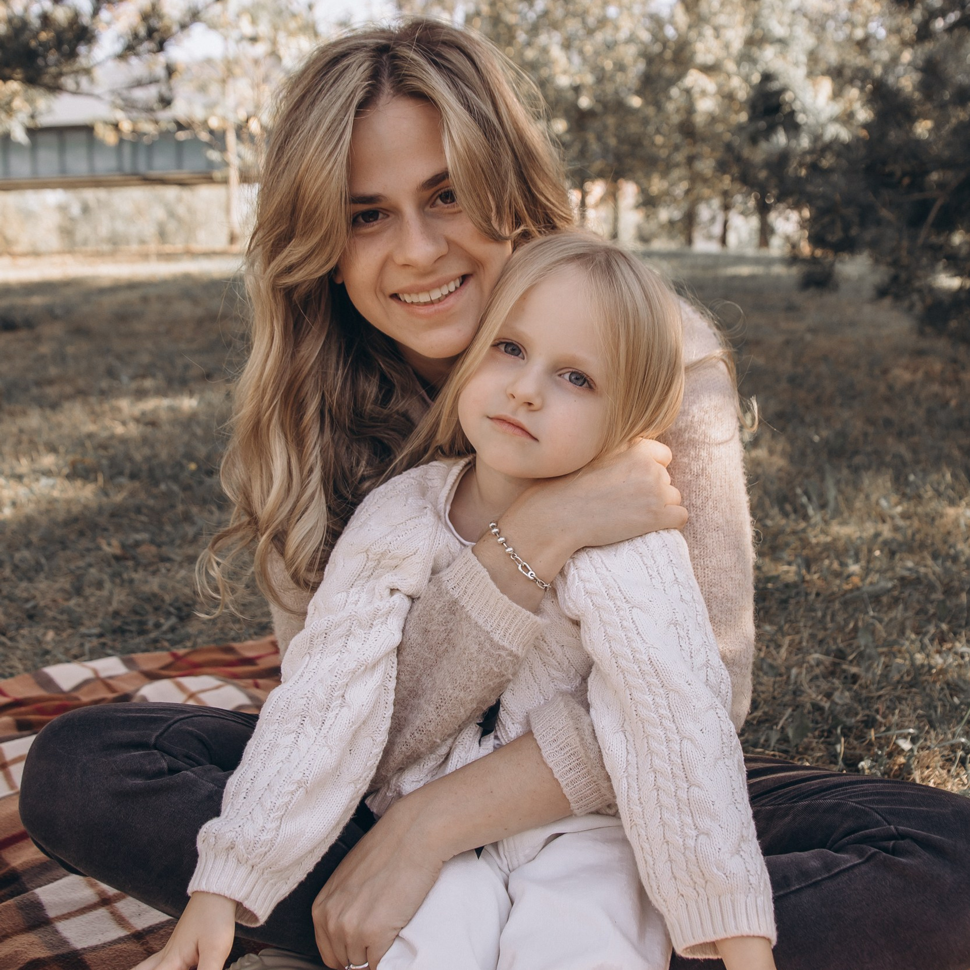 Пикник мамы и дочки. Фотограф Дарья Пудовкина Москва, Московская область