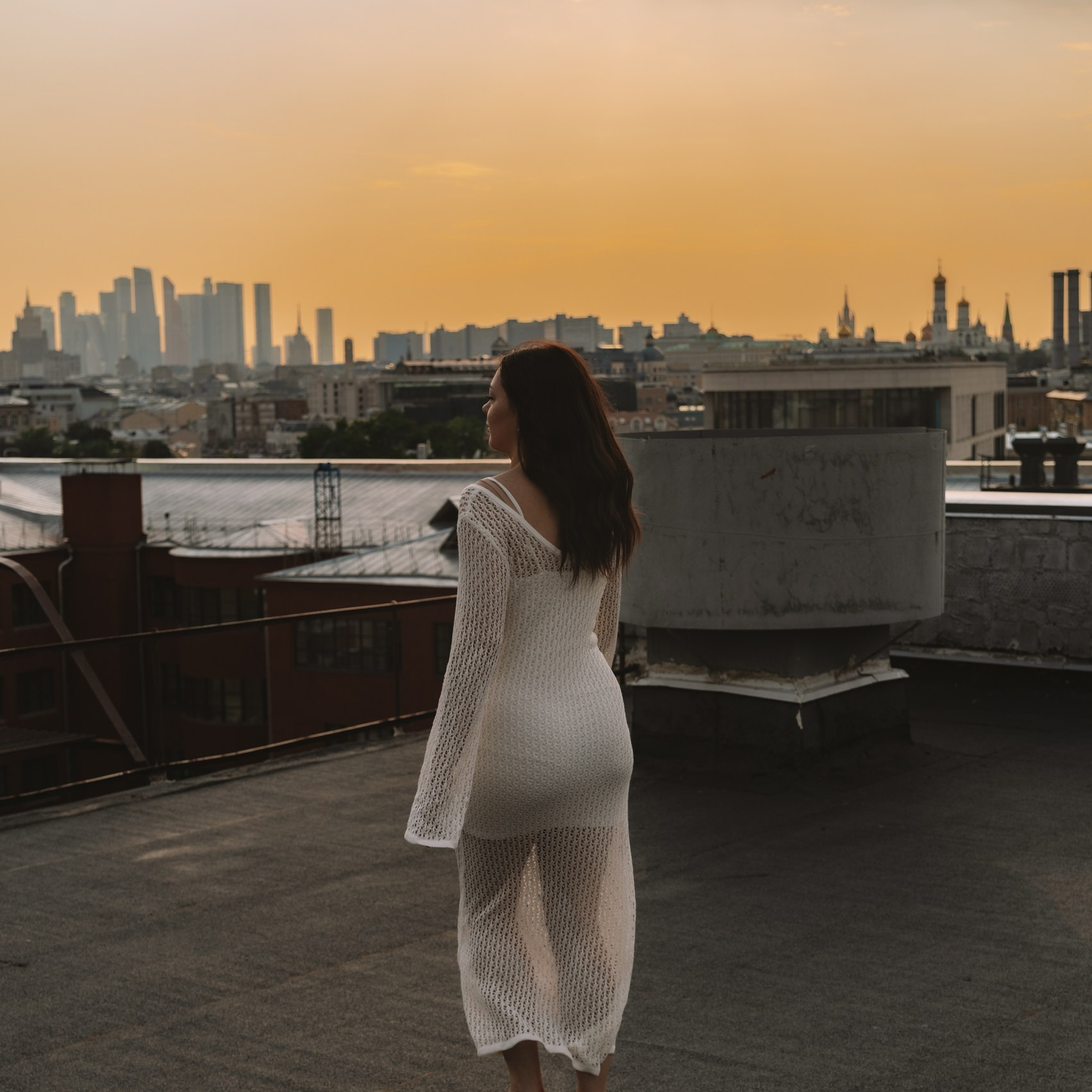 На крыше. Фотограф Дарья Пудовкина Москва, Московская область