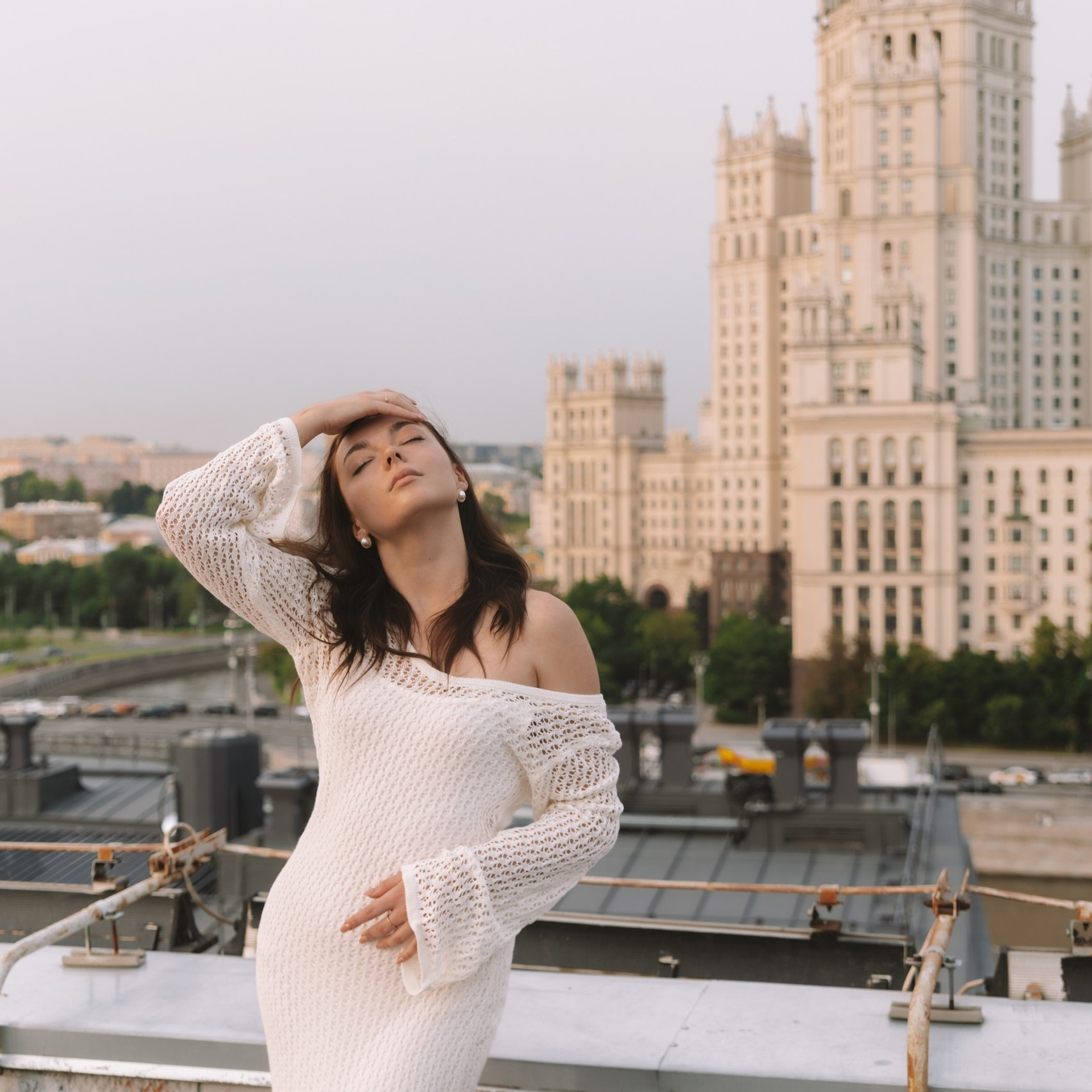 На крыше. Фотограф Дарья Пудовкина Москва, Московская область