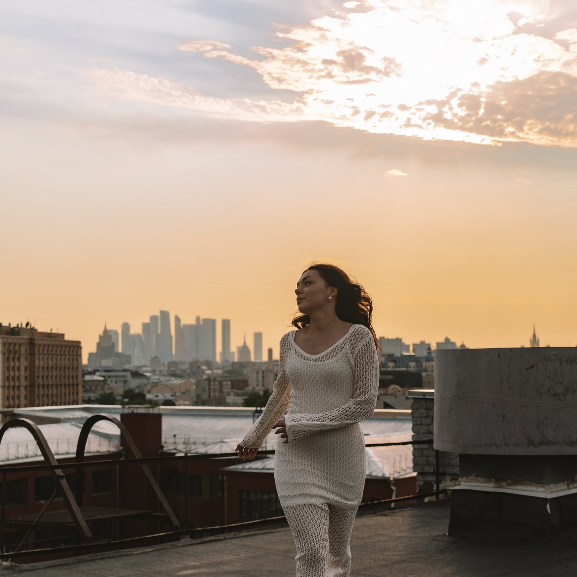 На крыше. Фотограф Дарья Пудовкина Москва, Московская область