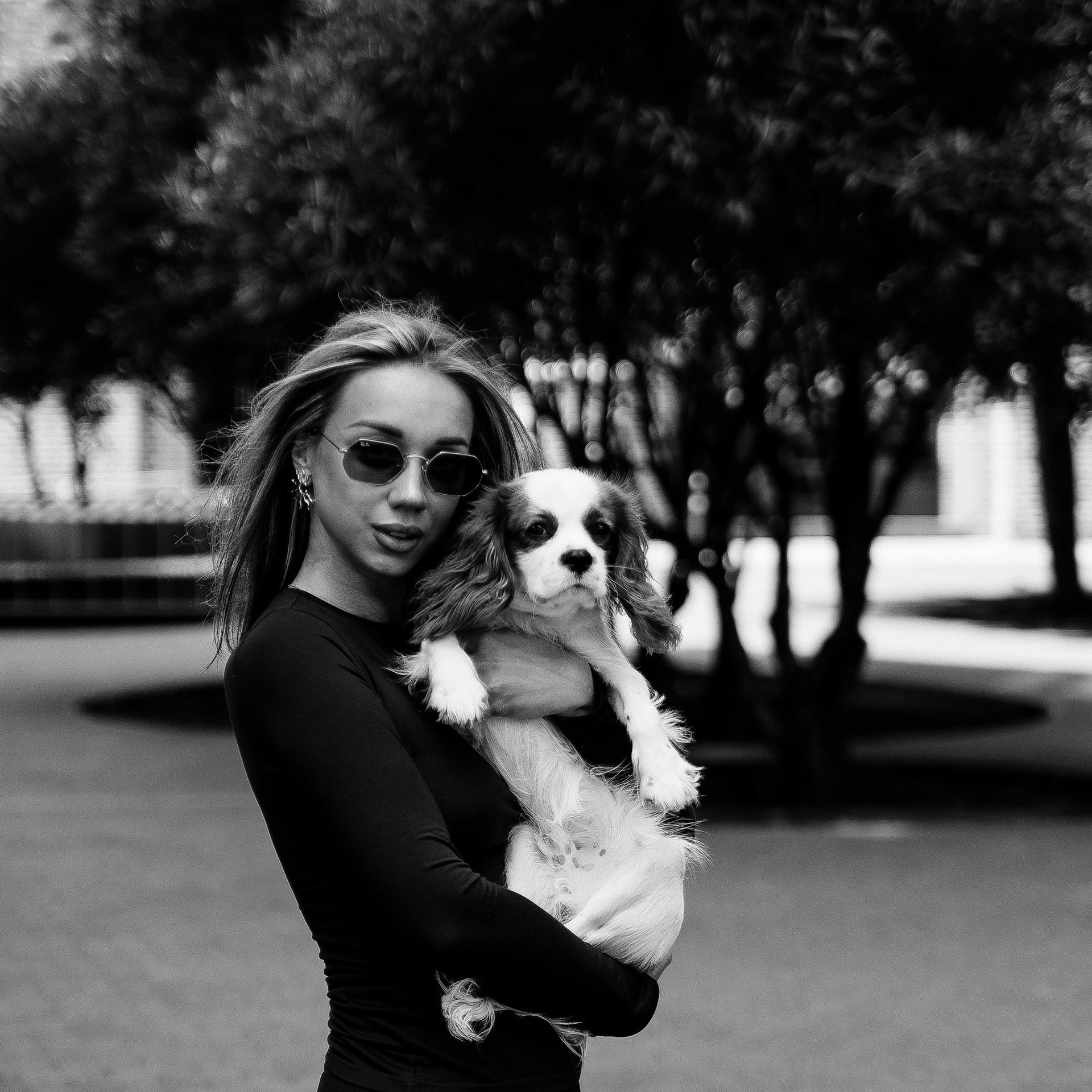 С любимым питомцем. Фотограф Дарья Пудовкина Москва, Московская область