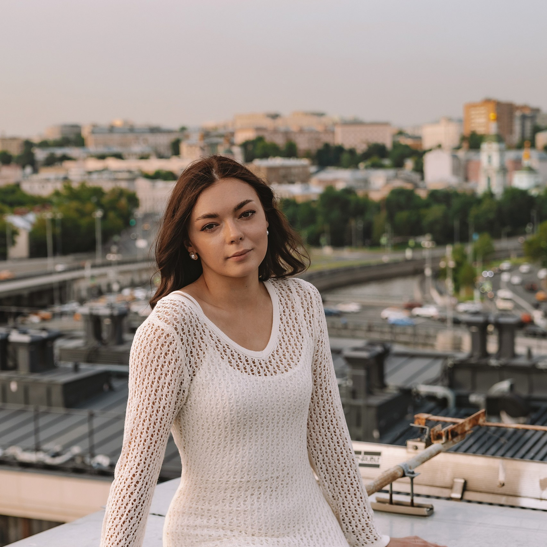 На крыше. Фотограф Дарья Пудовкина Москва, Московская область