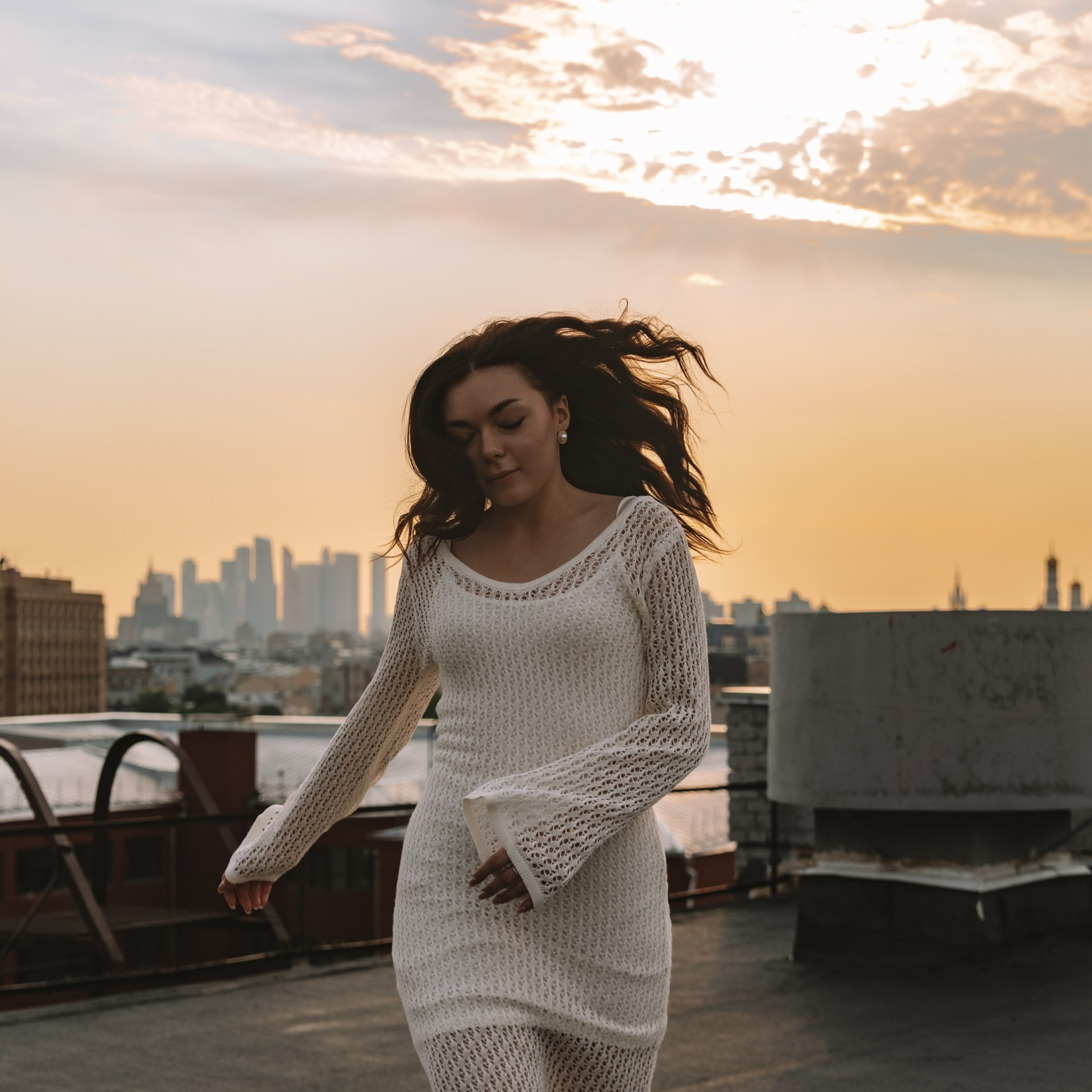 На крыше. Фотограф Дарья Пудовкина Москва, Московская область