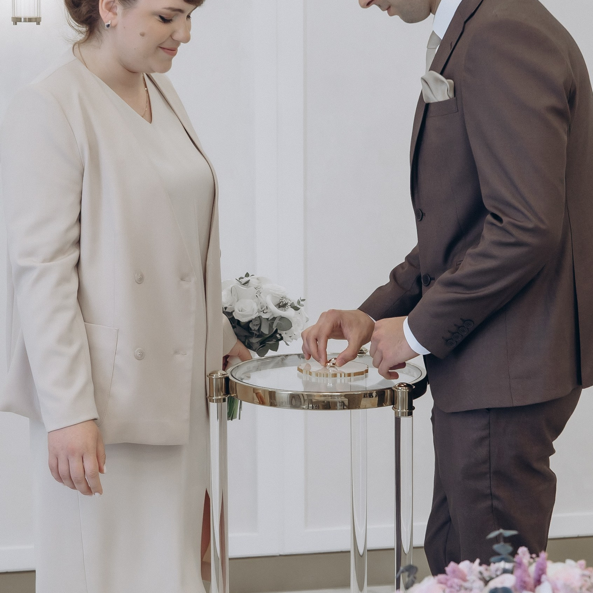 Свадебная фотосессия в ЗАГСЕ. Фотограф Дарья Пудовкина Москва, Московская область