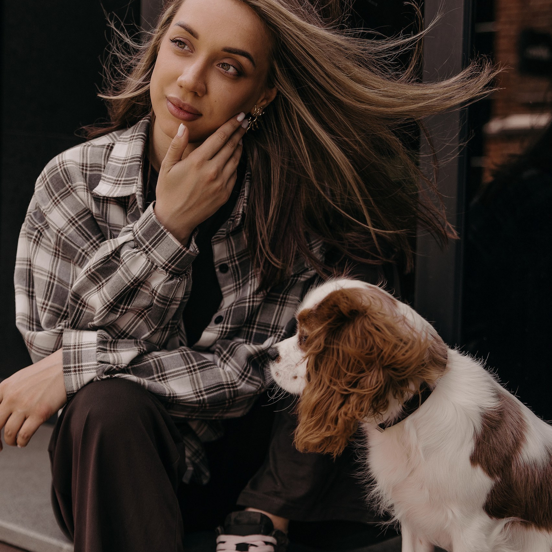 С любимым питомцем. Фотограф Дарья Пудовкина Москва, Московская область