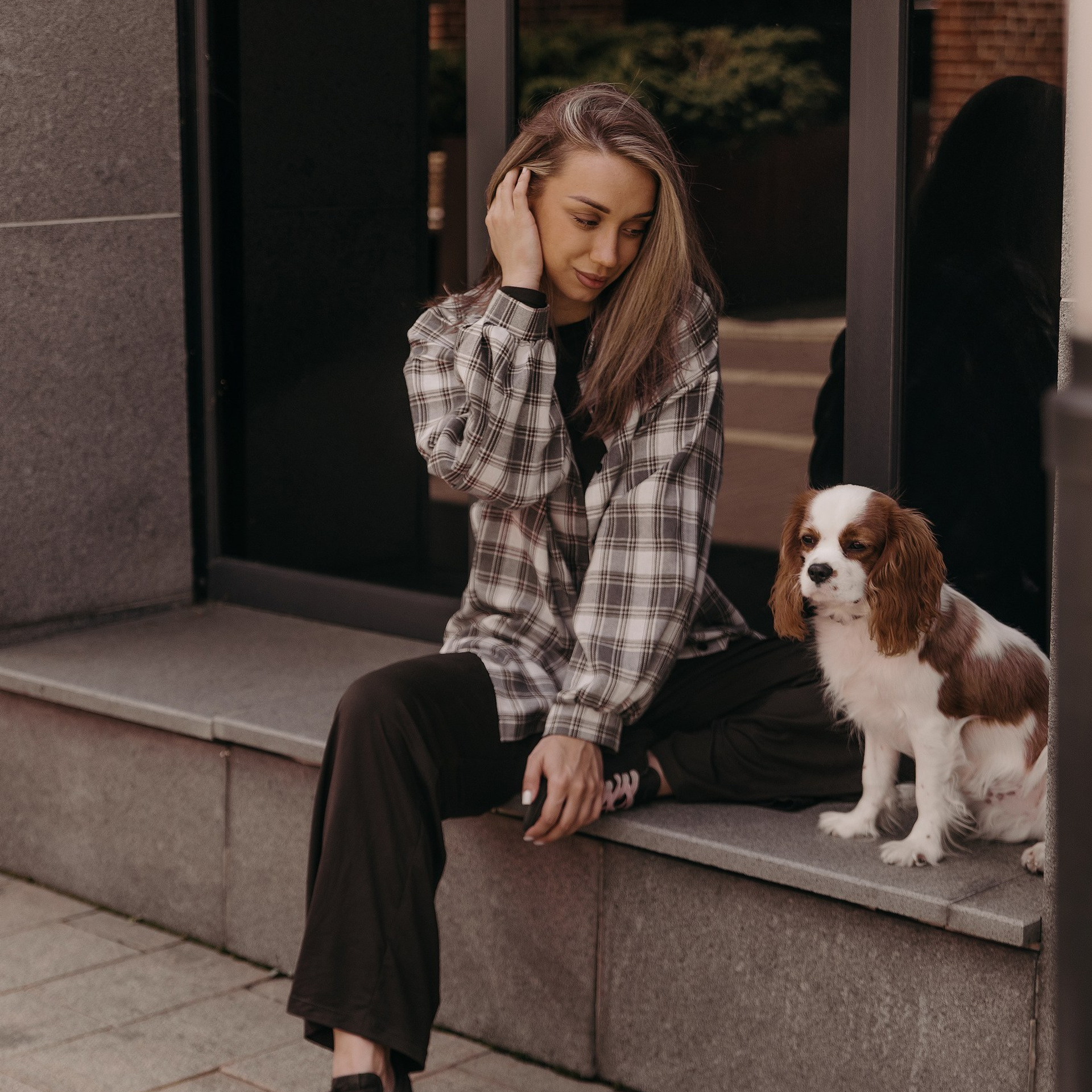 С любимым питомцем. Фотограф Дарья Пудовкина Москва, Московская область