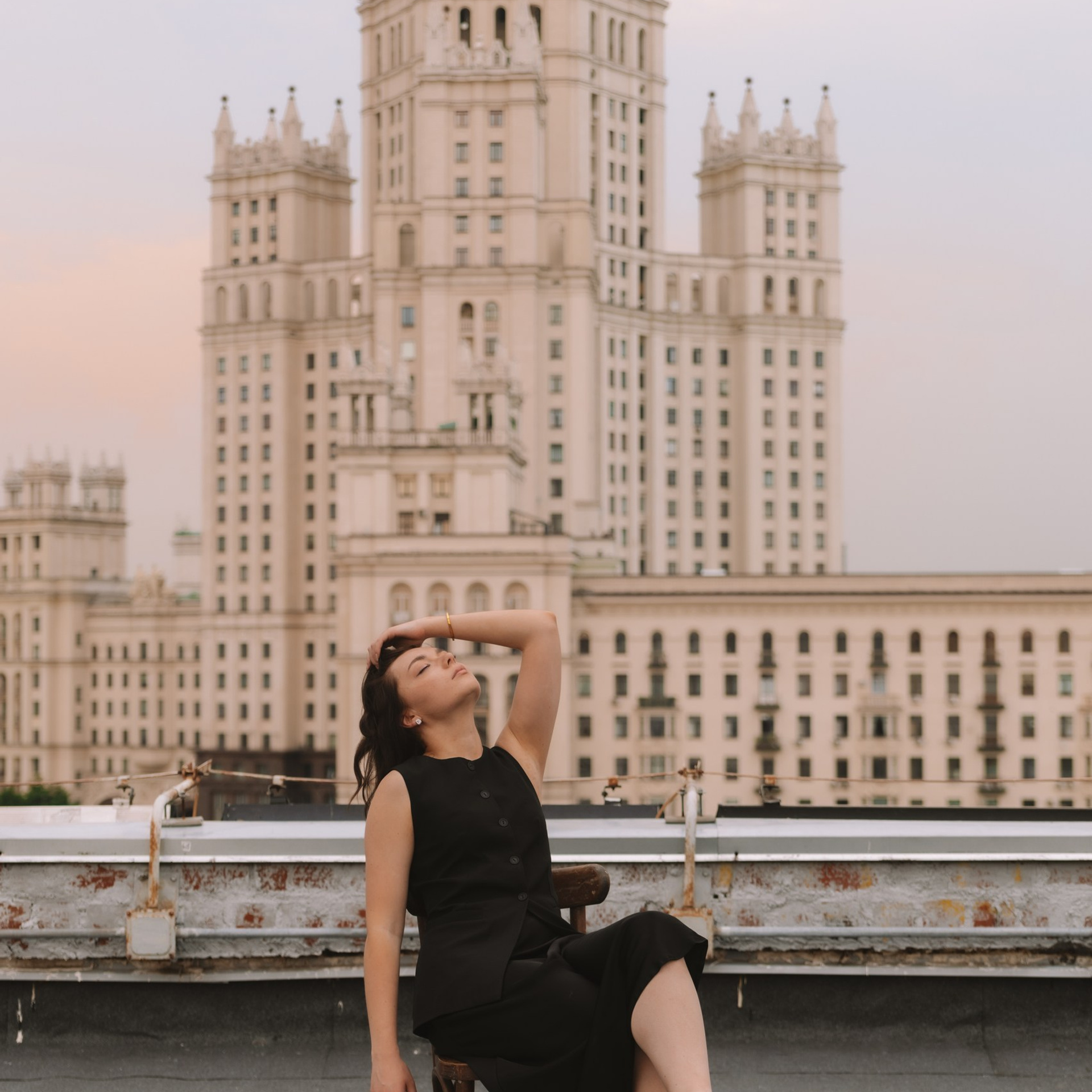 На крыше. Фотограф Дарья Пудовкина Москва, Московская область