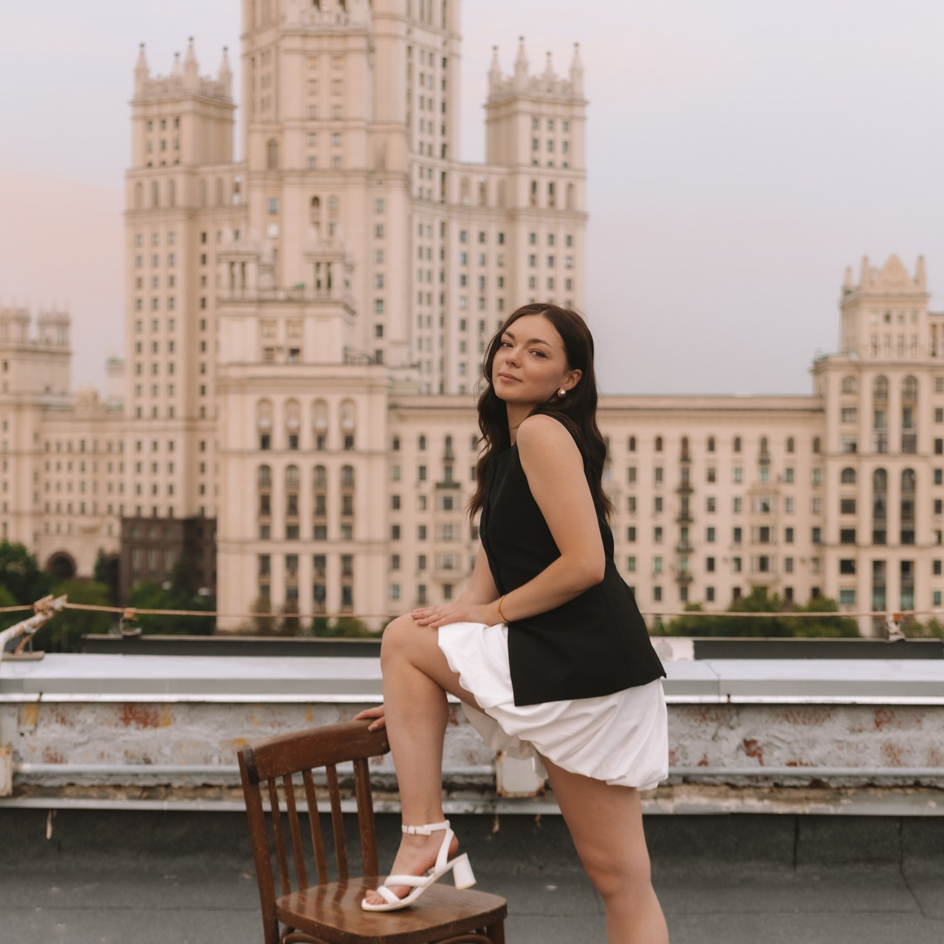 На крыше. Фотограф Дарья Пудовкина Москва, Московская область