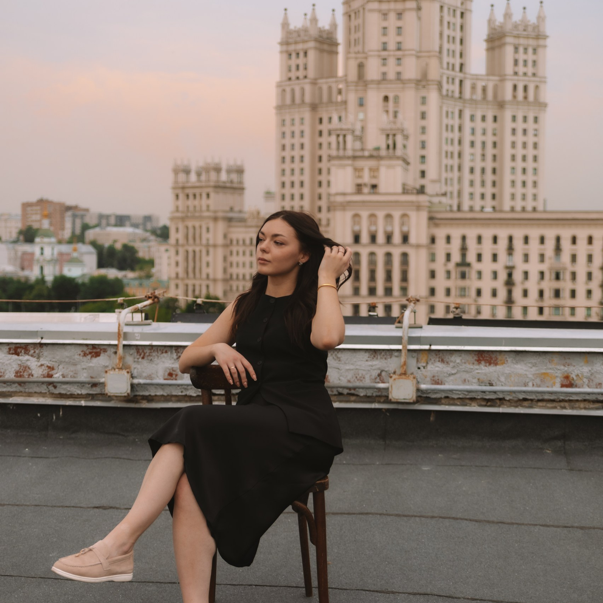 На крыше. Фотограф Дарья Пудовкина Москва, Московская область