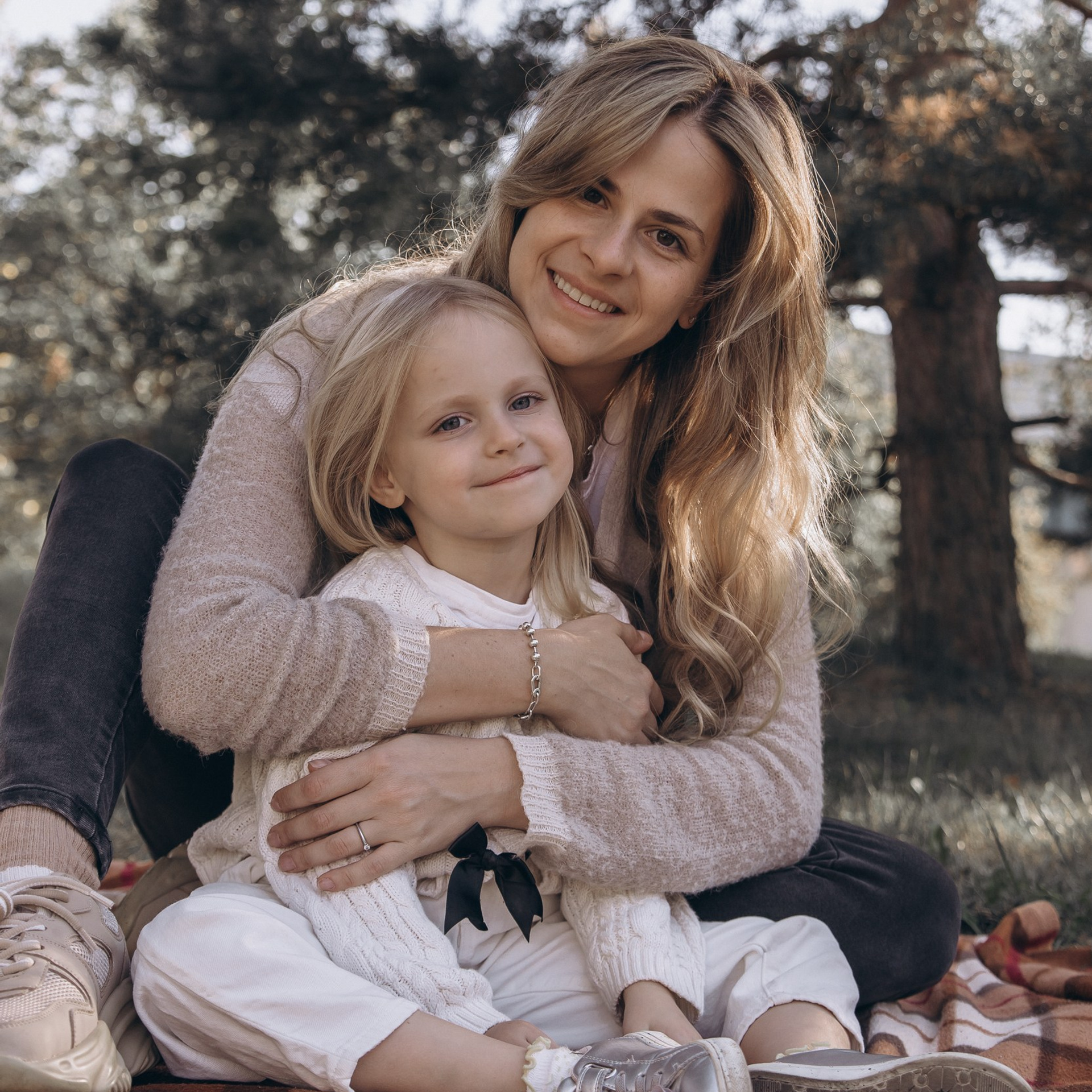 Пикник мамы и дочки. Фотограф Дарья Пудовкина Москва, Московская область