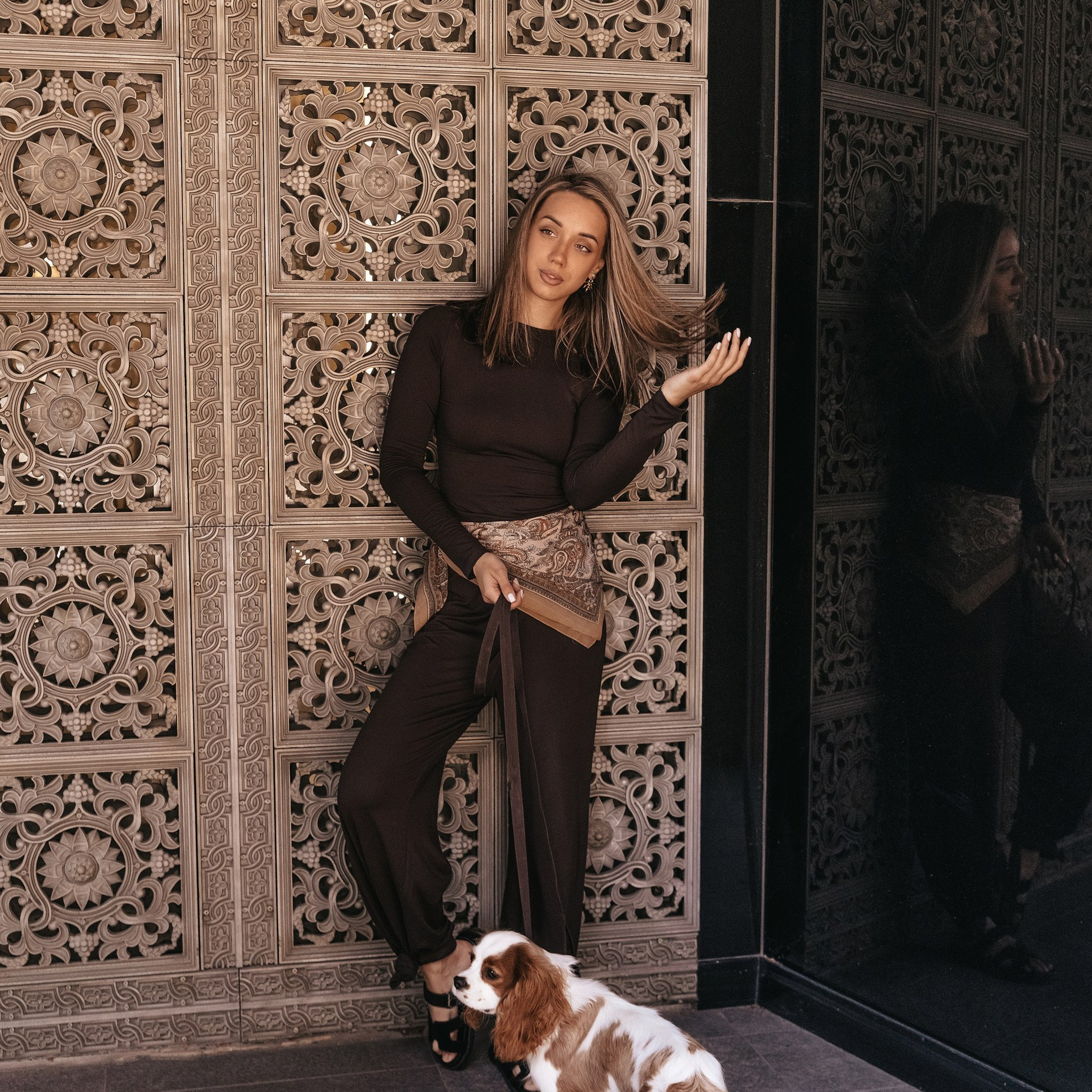 С любимым питомцем. Фотограф Дарья Пудовкина Москва, Московская область