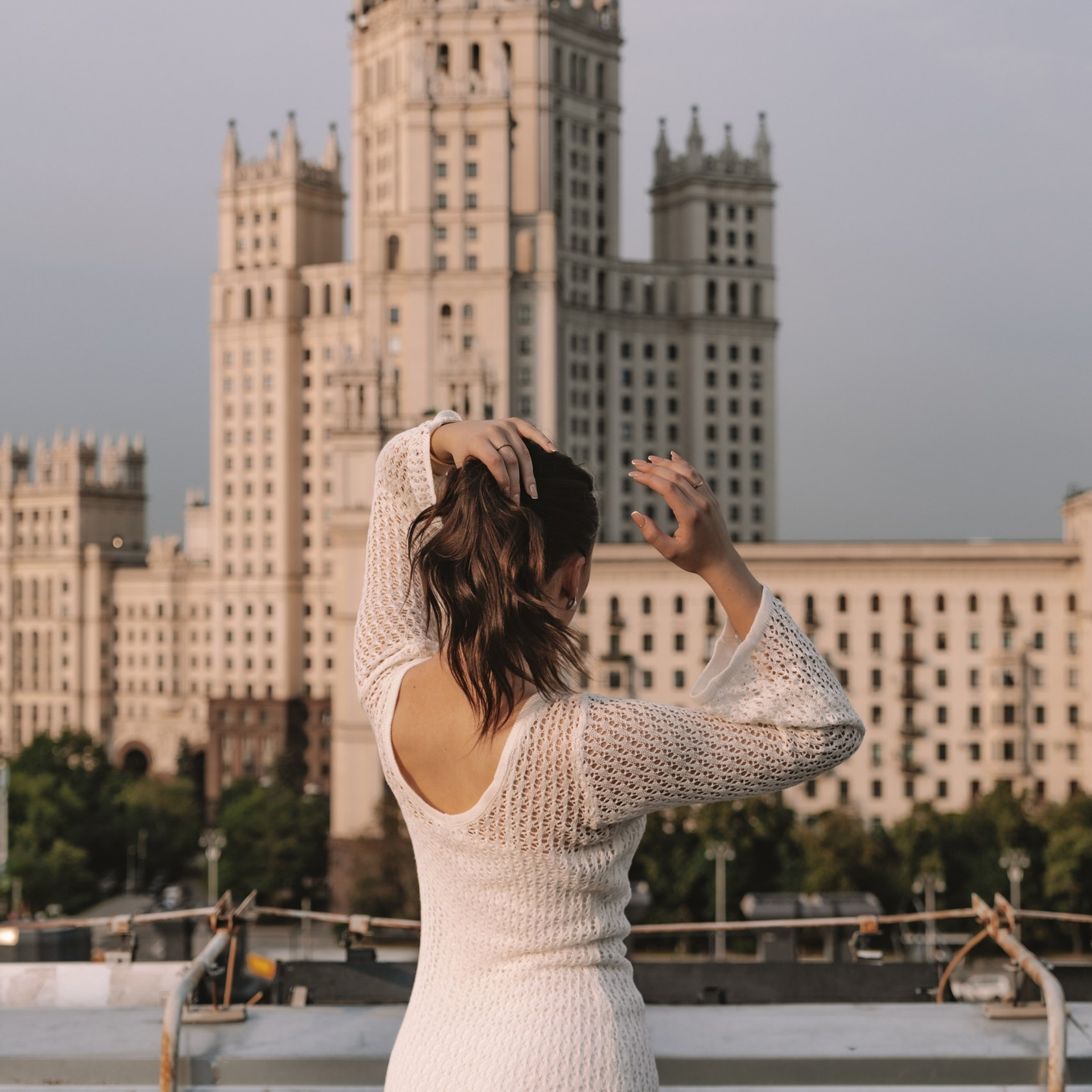 На крыше. Фотограф Дарья Пудовкина Москва, Московская область