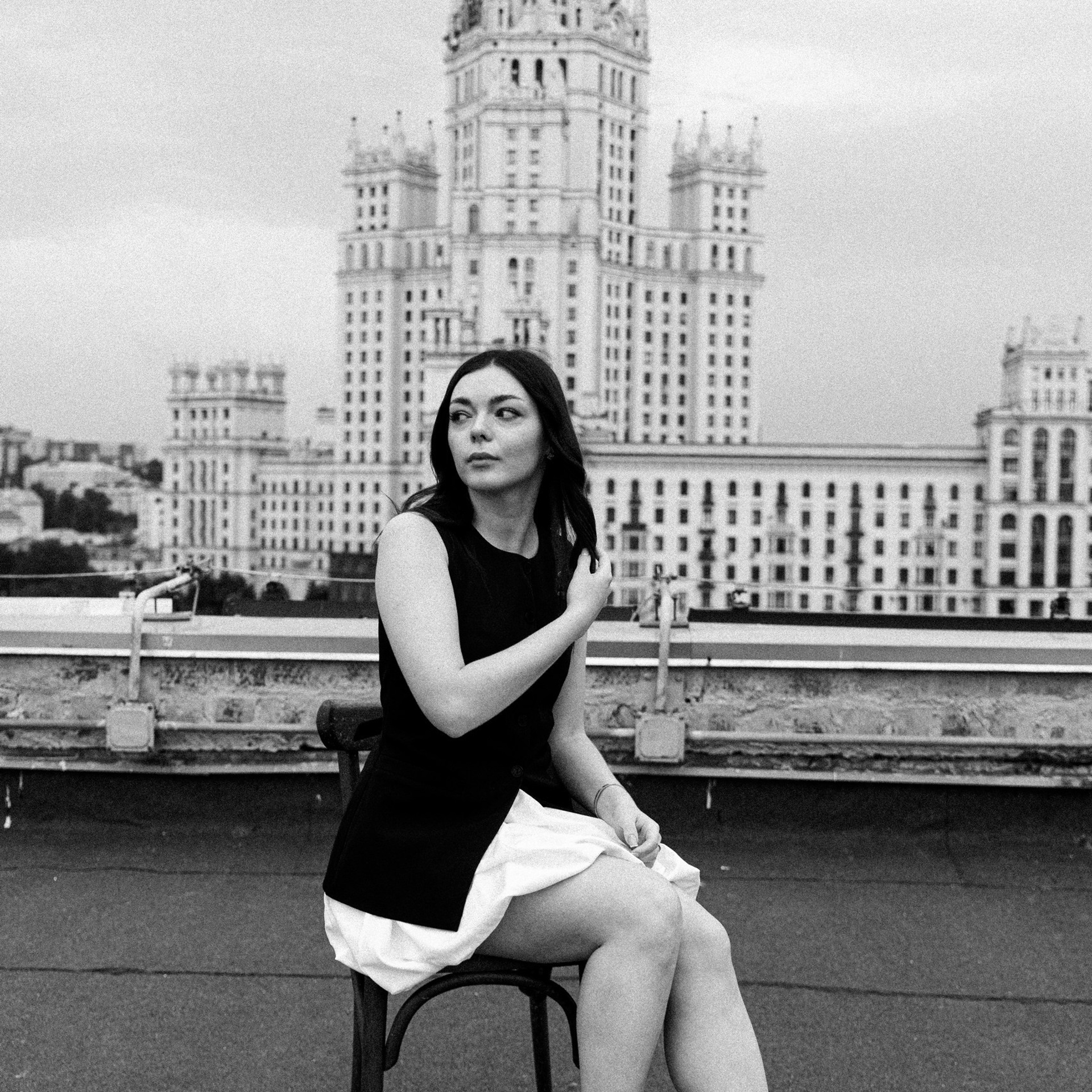 На крыше. Фотограф Дарья Пудовкина Москва, Московская область