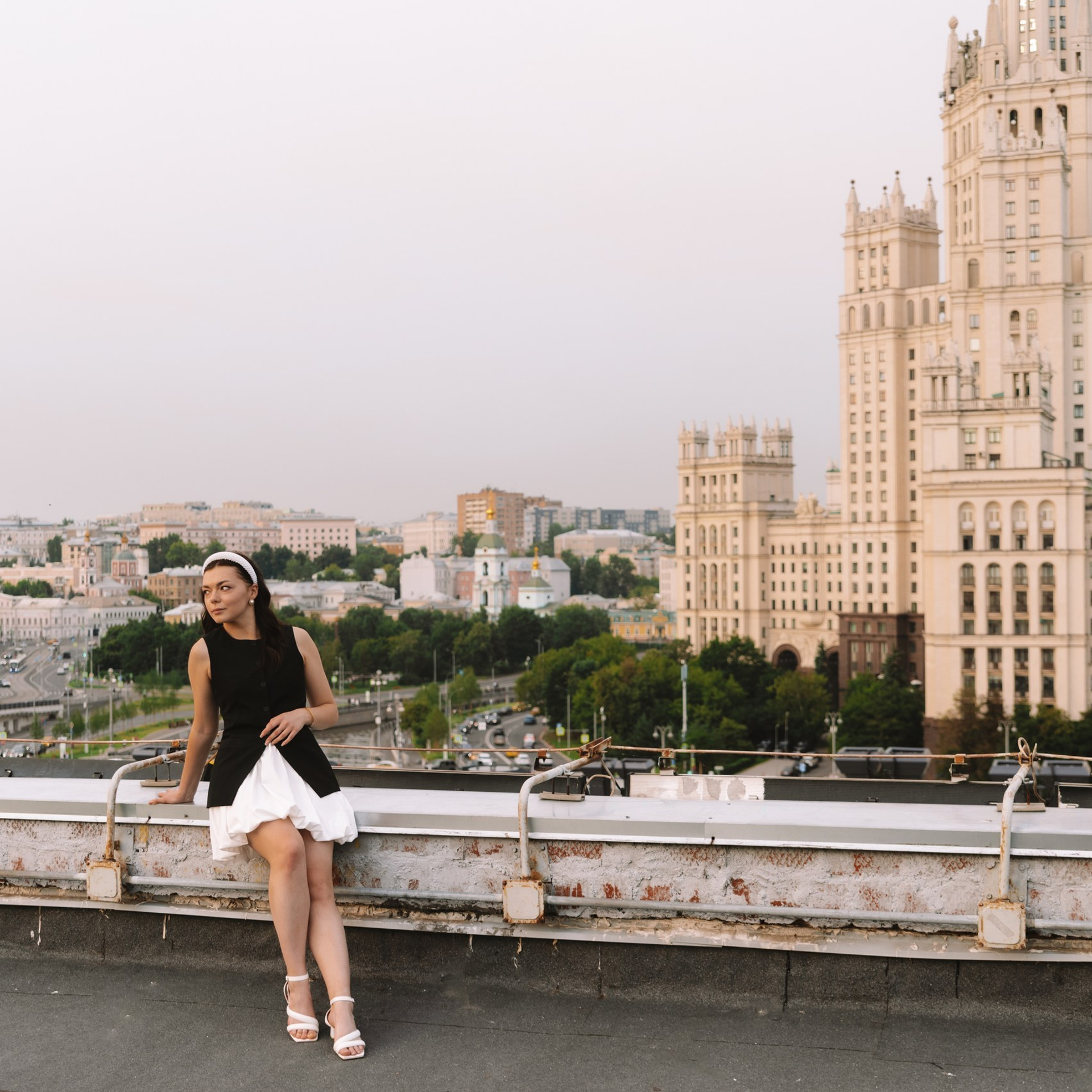 На крыше. Фотограф Дарья Пудовкина Москва, Московская область