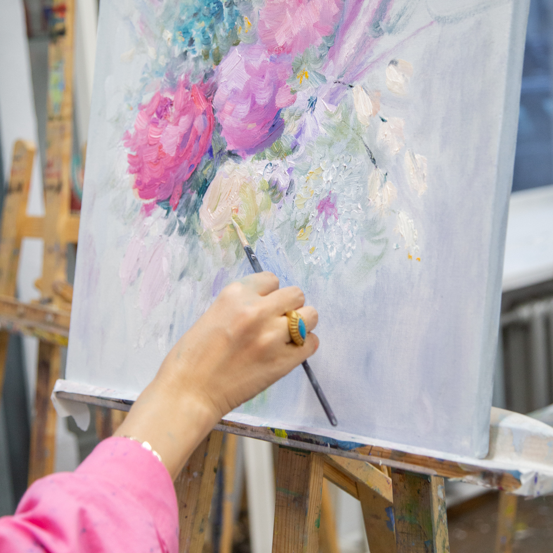 Мастер-класс Море цветов в&nbsp;школе Перотти