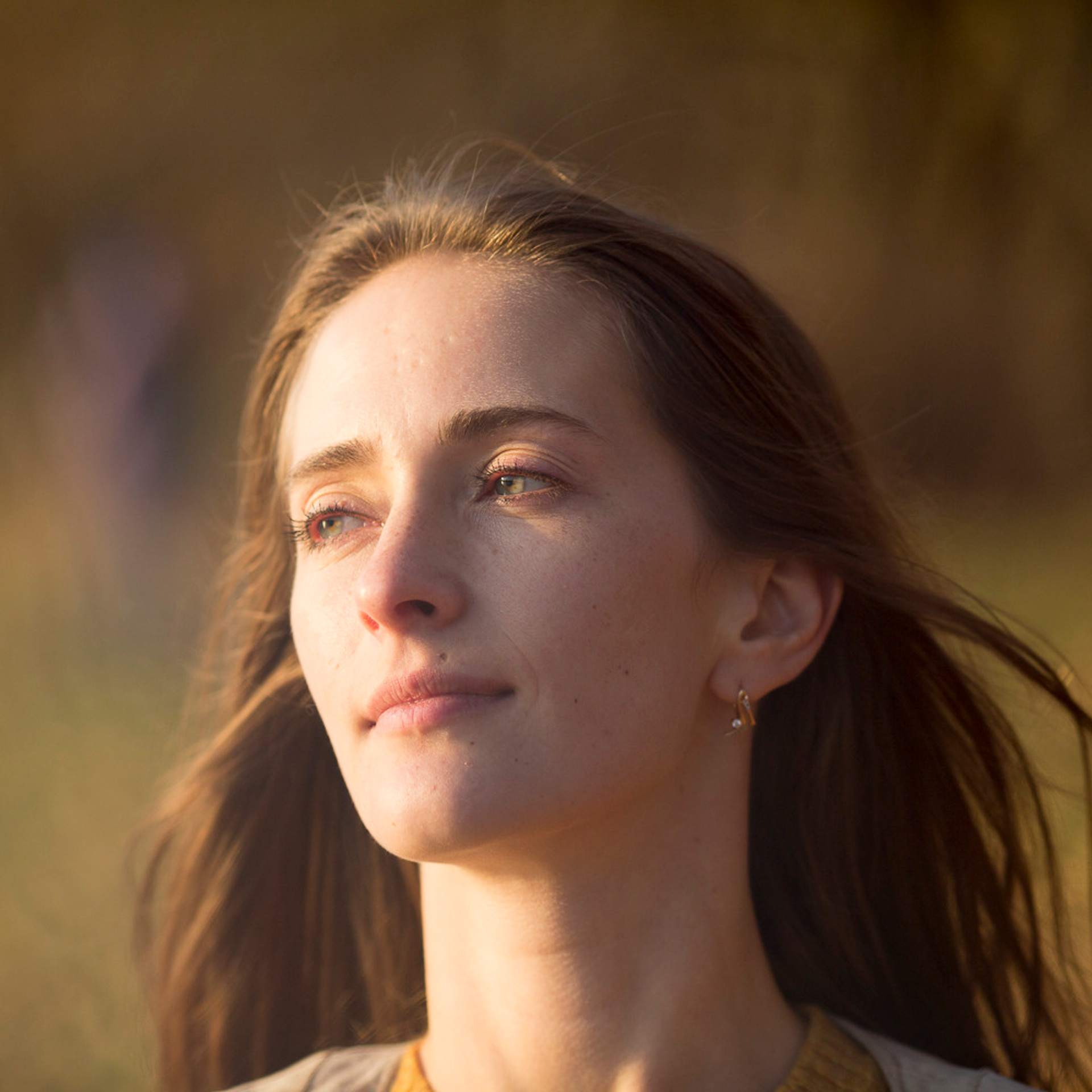 Портрет девушки с перекрасными глазами