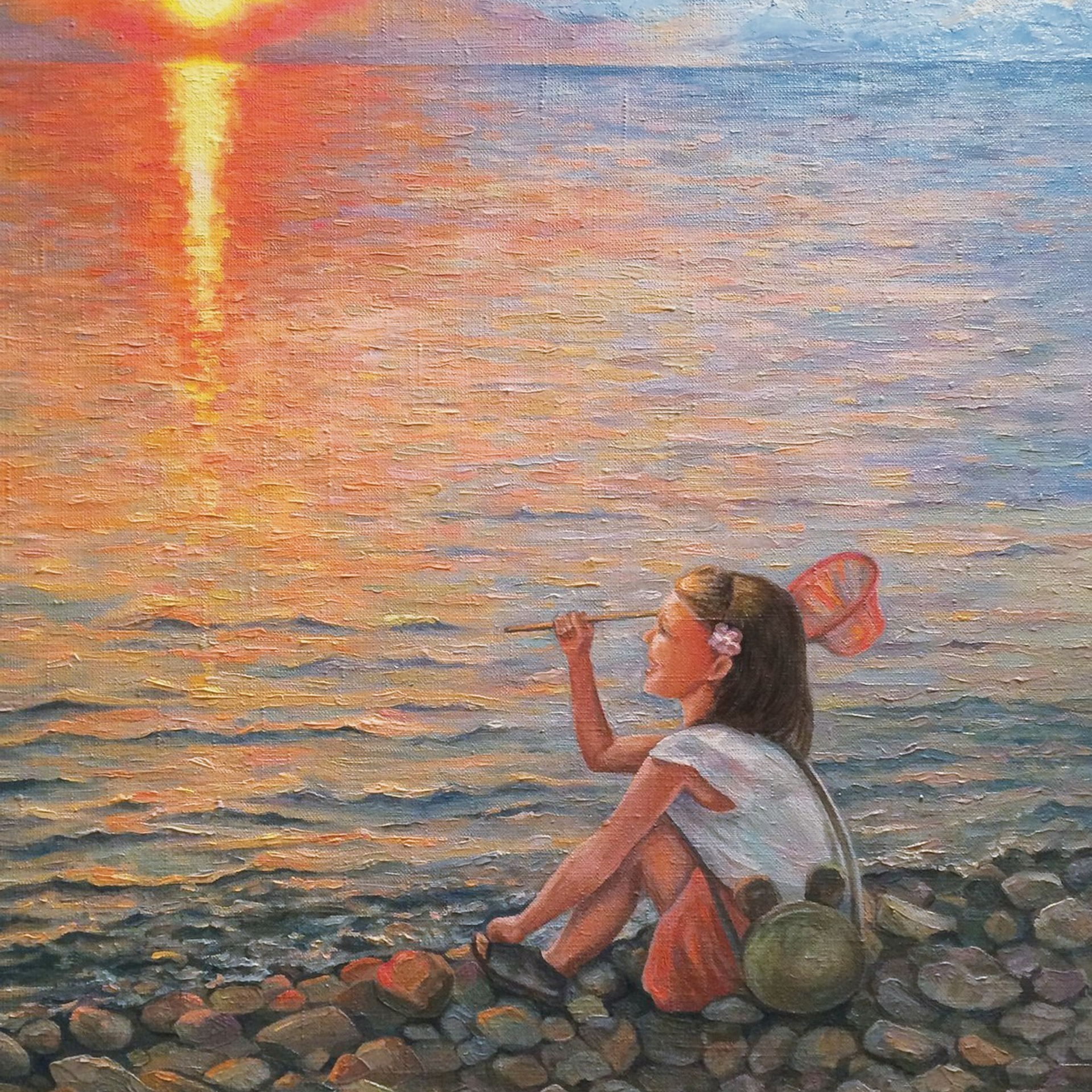 Море. Масло. Живопись. Прекраснова. Prekrasnova. Painting.