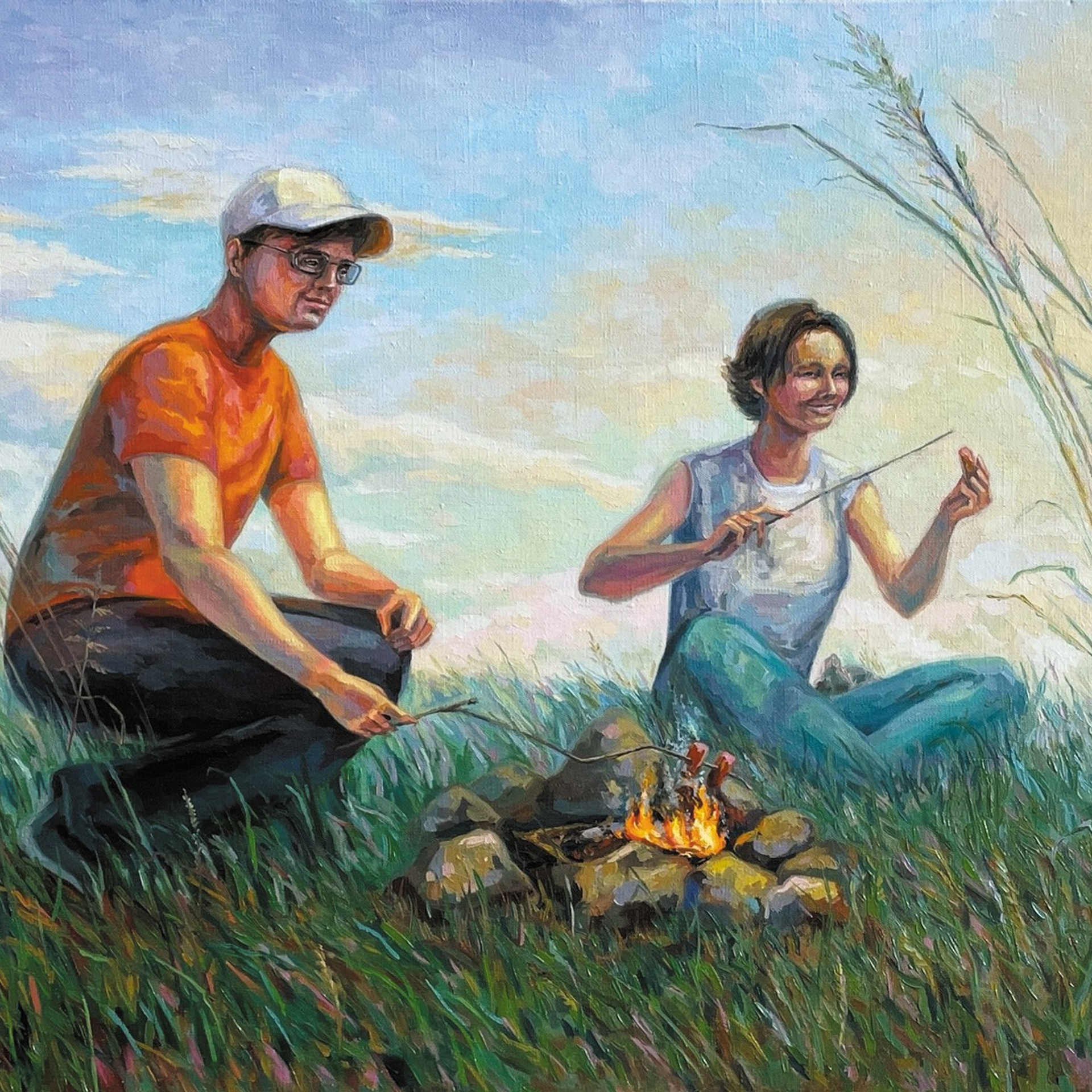 «Хороший день». Масло, 60х80 см., 2024