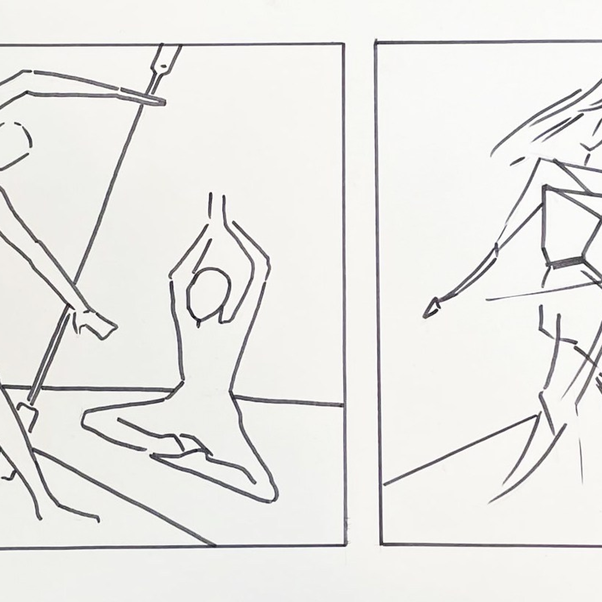 Наброски. Синий махаон