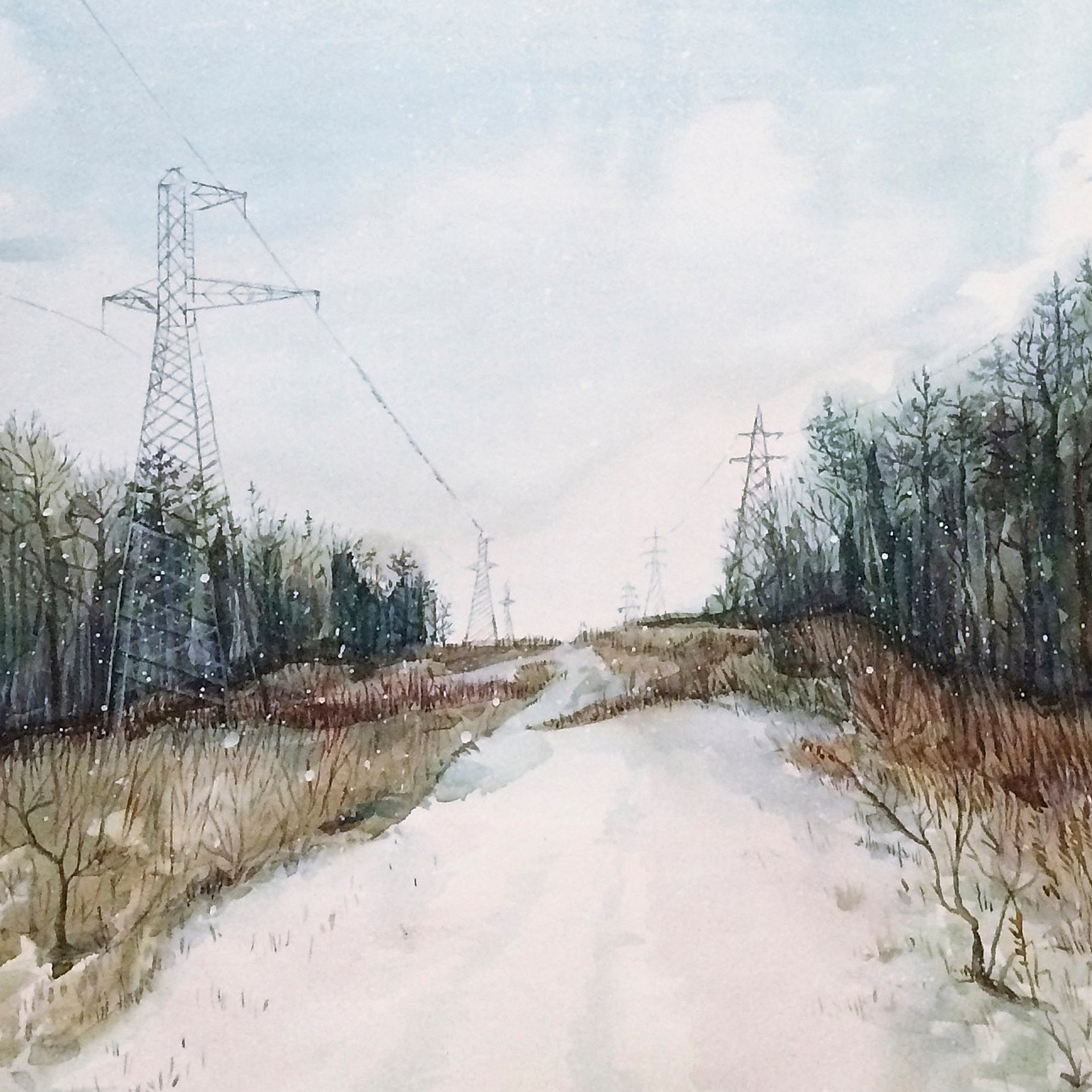 Акварель. Прекраснова. Prekrasnova