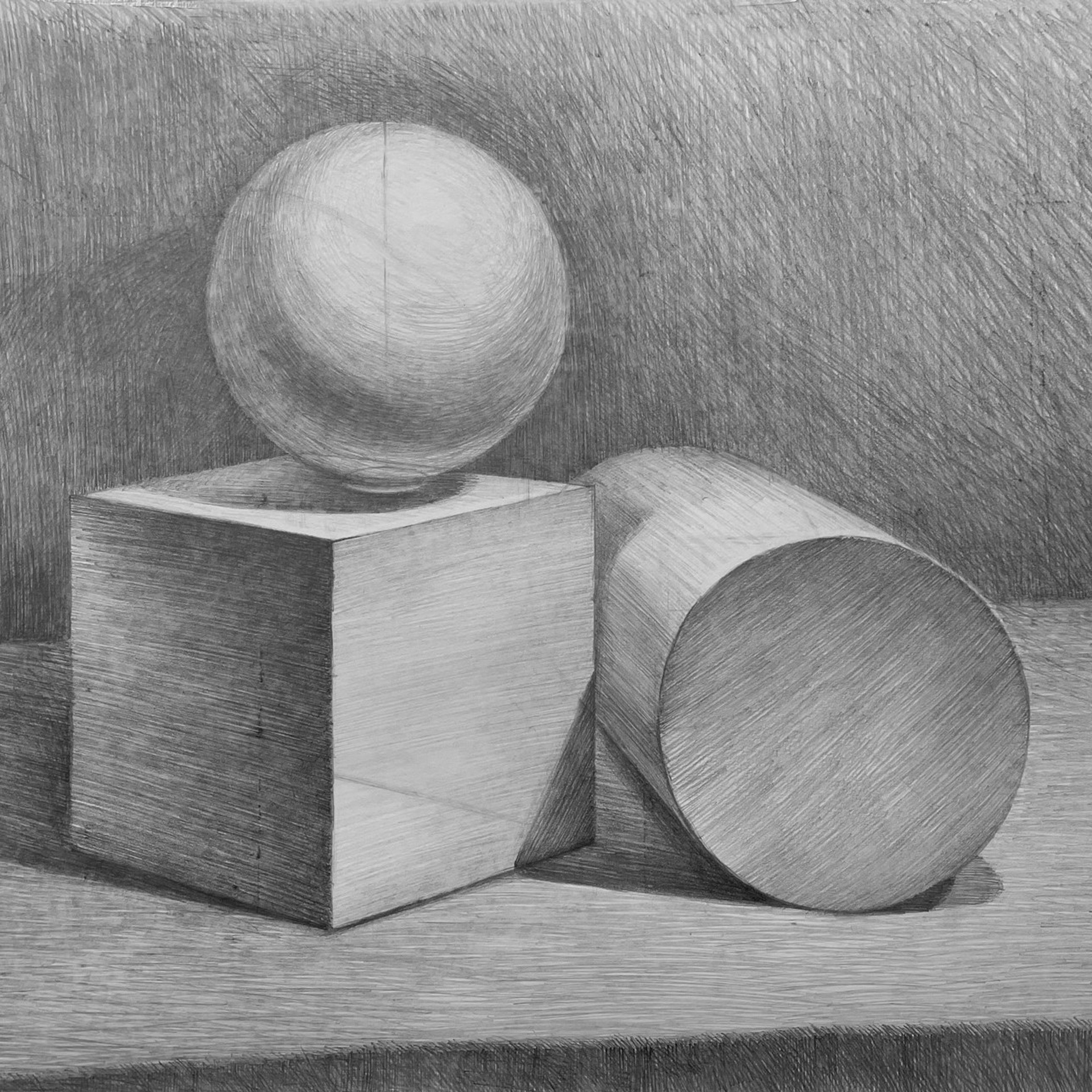 «Учебный». Карандаш, 42х29,7 см., 2024