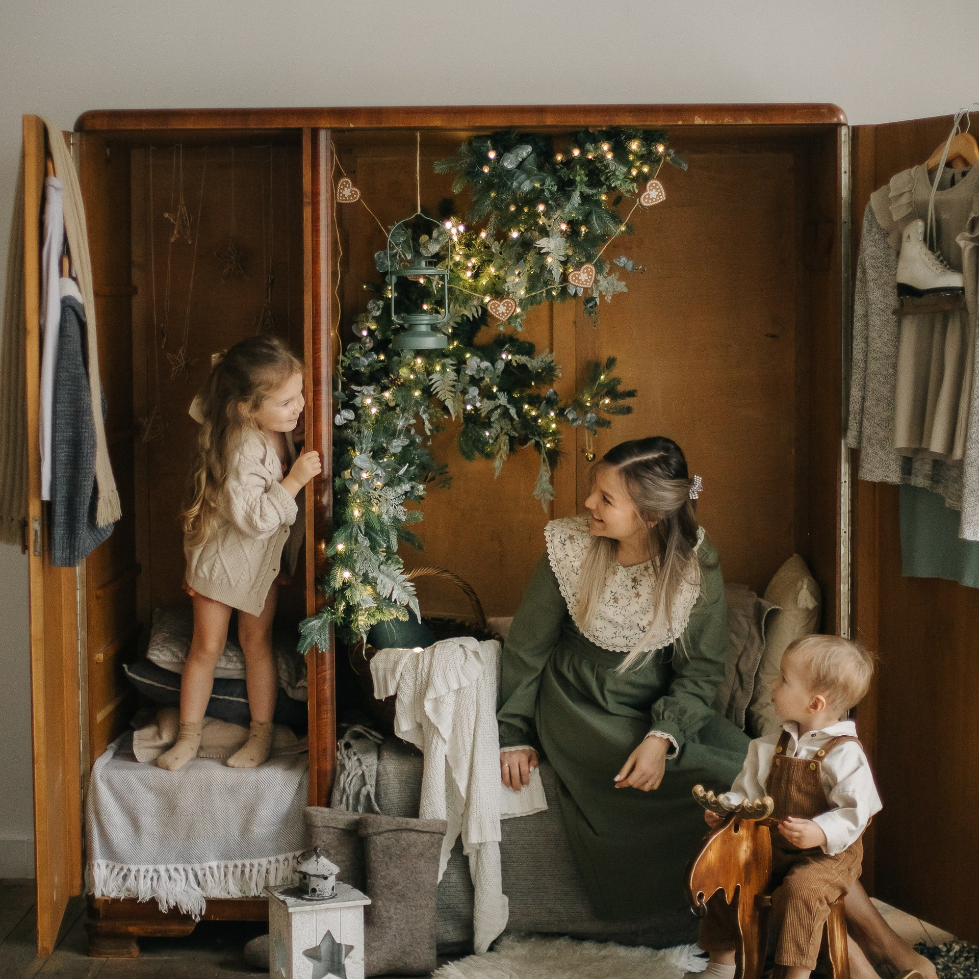 Настя, Мира и Давид