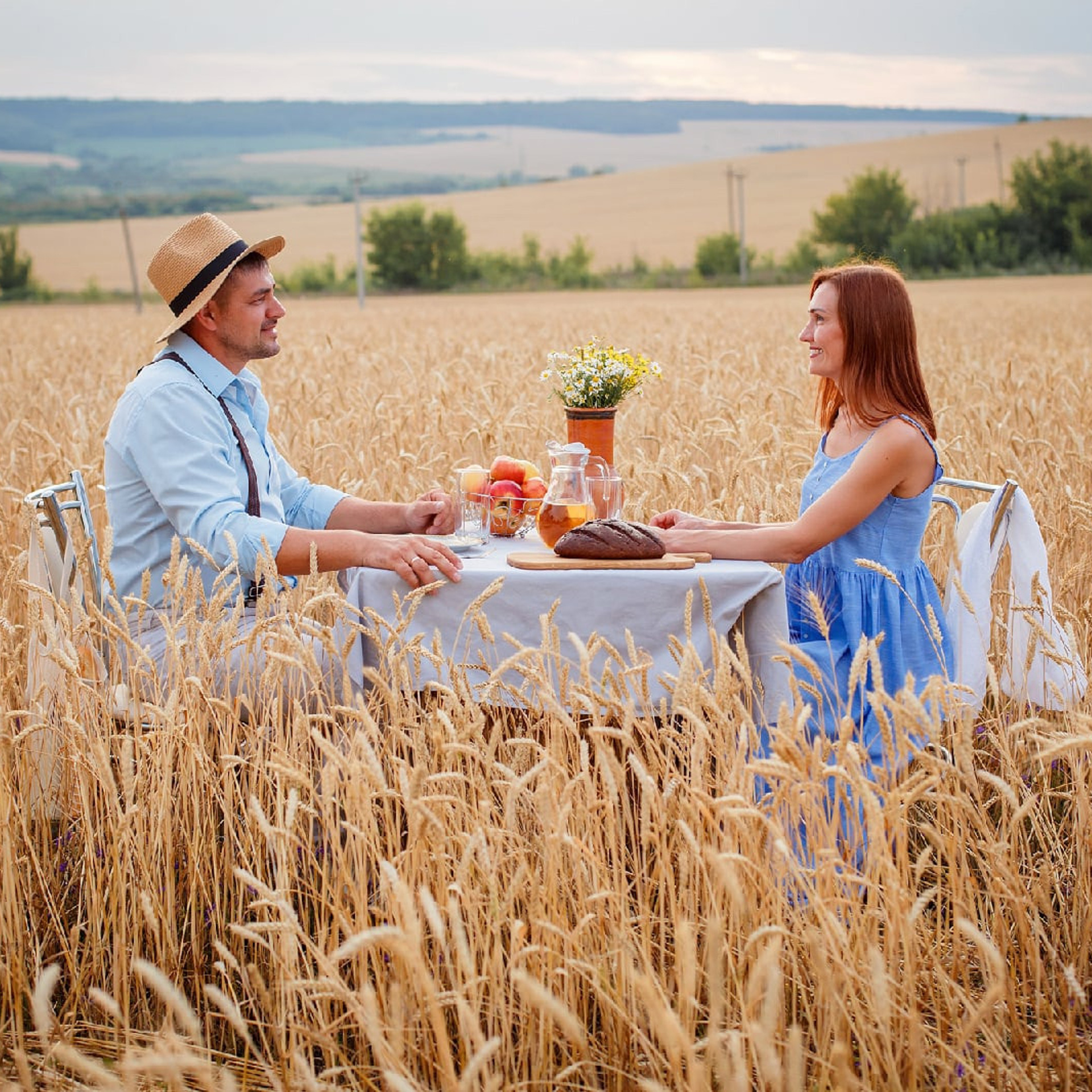 Романтичное свидание Татьяны и Павла