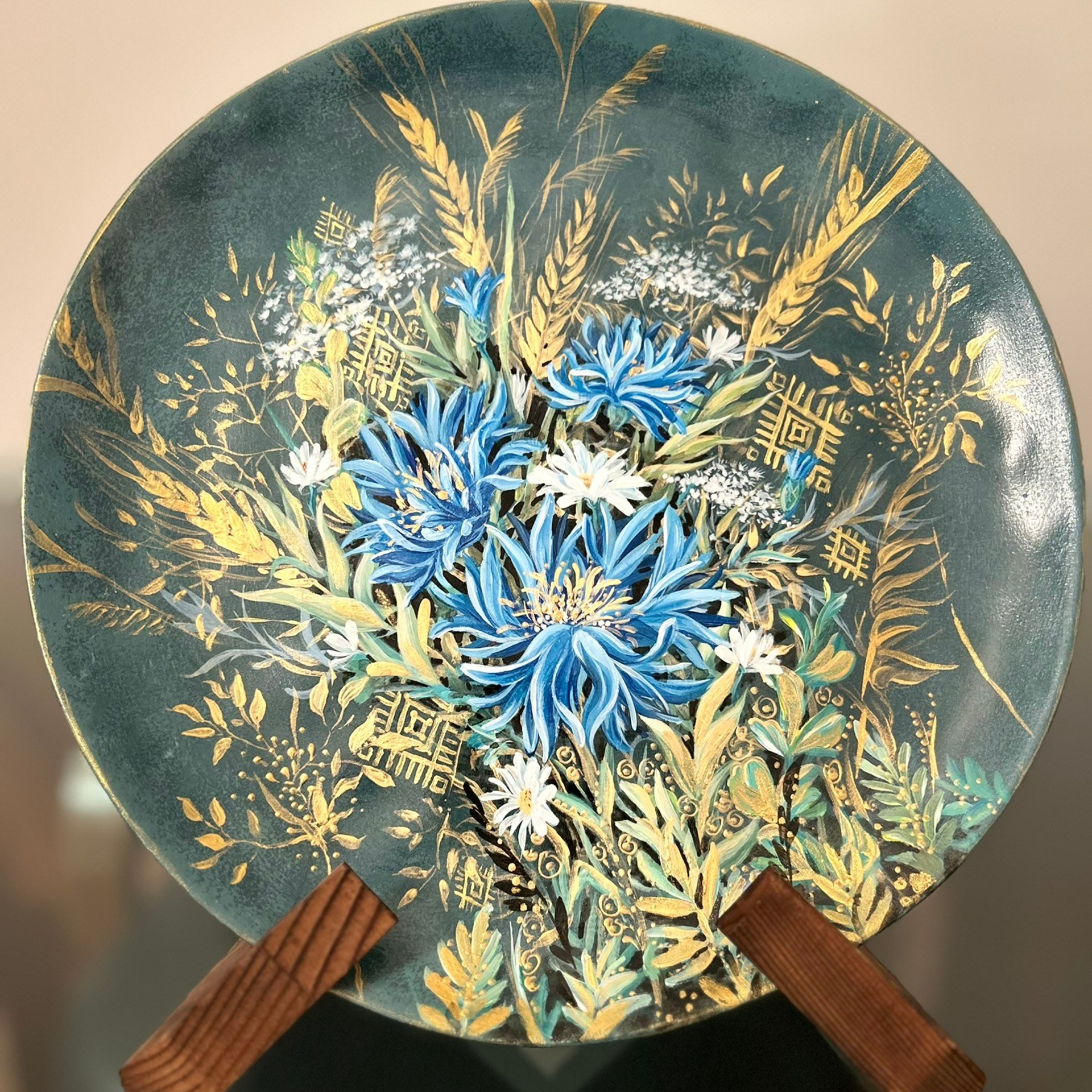 Васильки на лугу