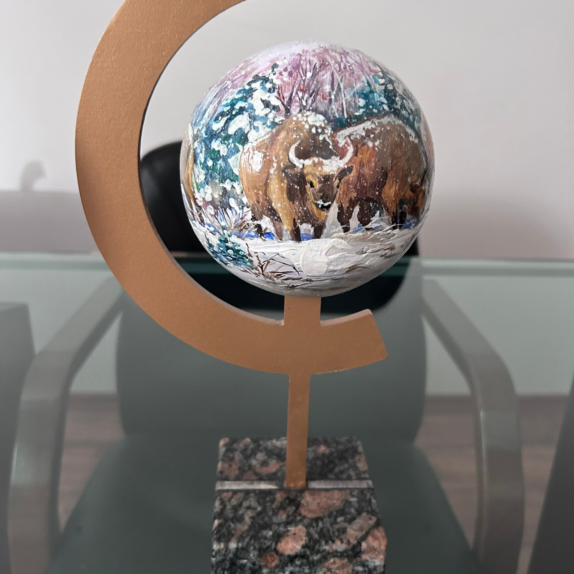 Глобус Беларуси. Зима