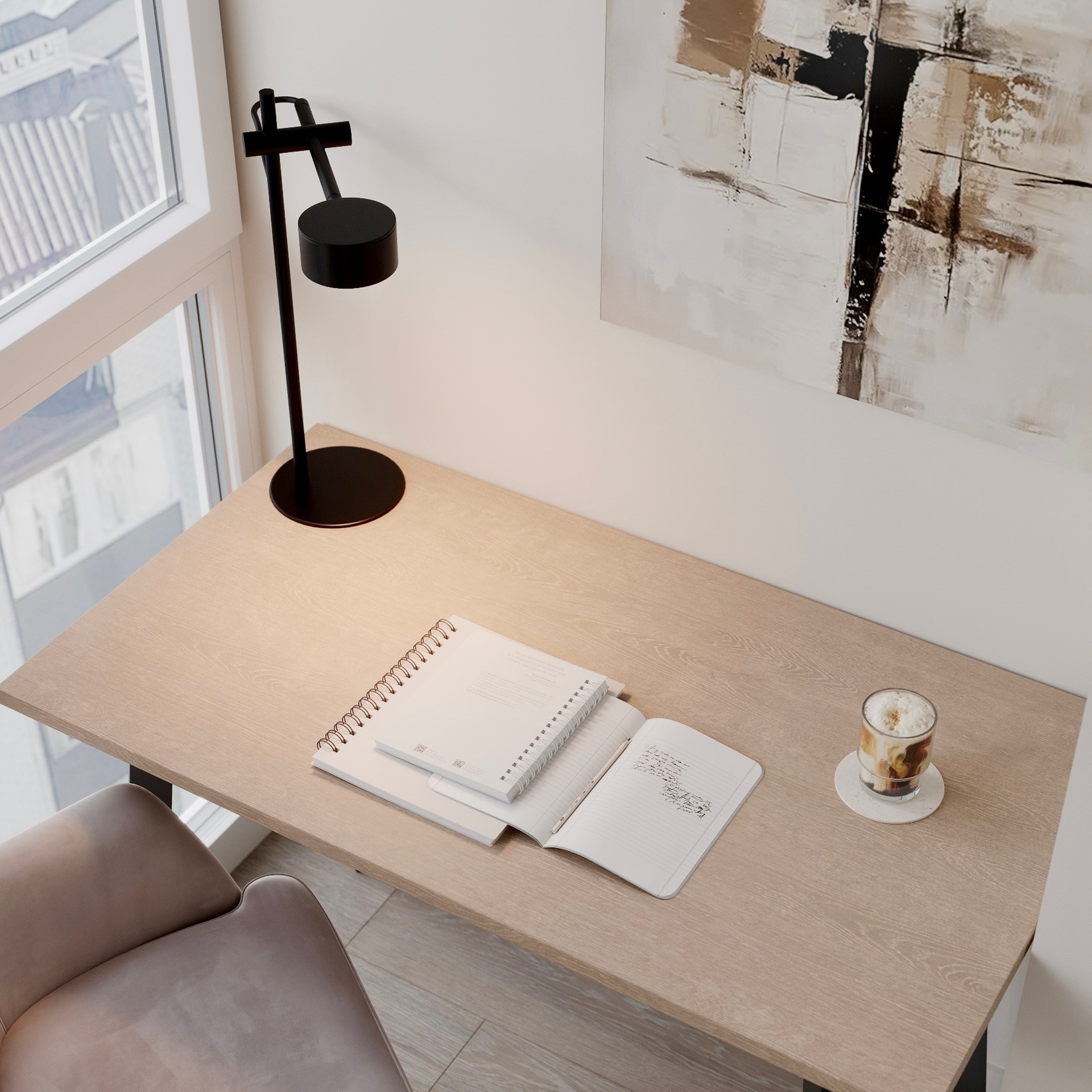 Студия 28 м². Дизайн интерьера