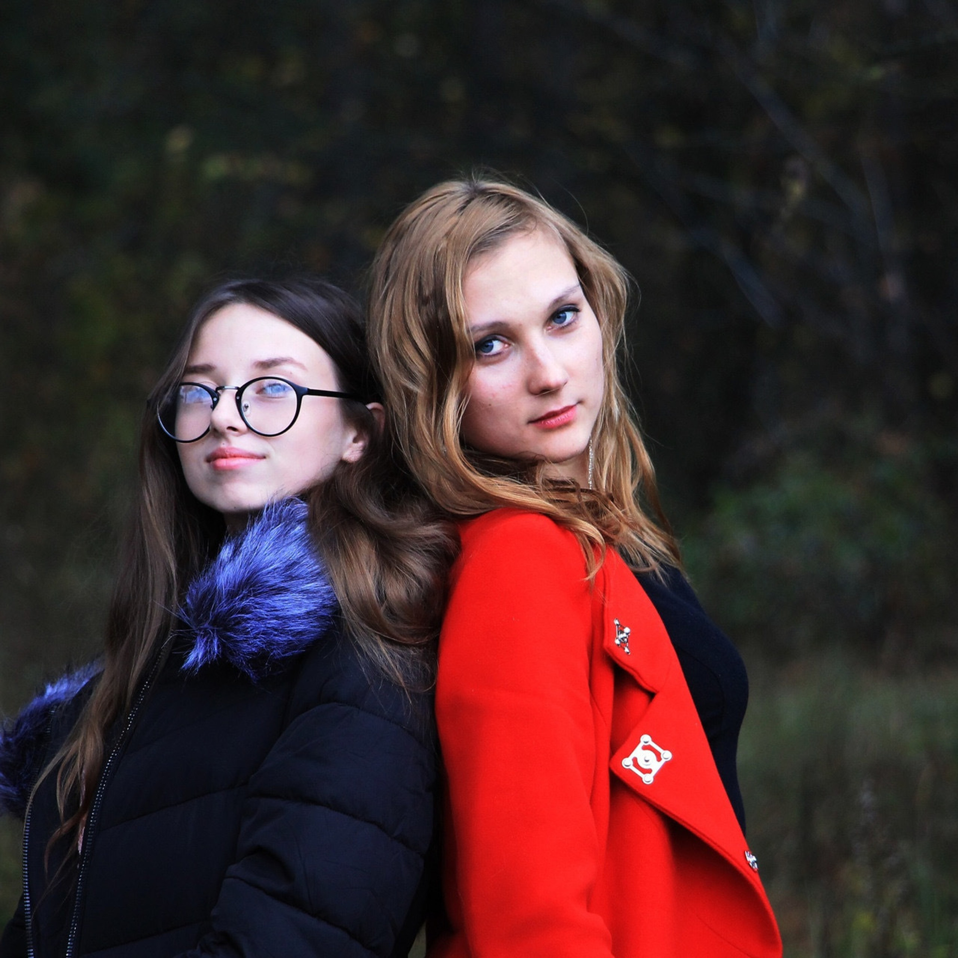 Осень и две девушки