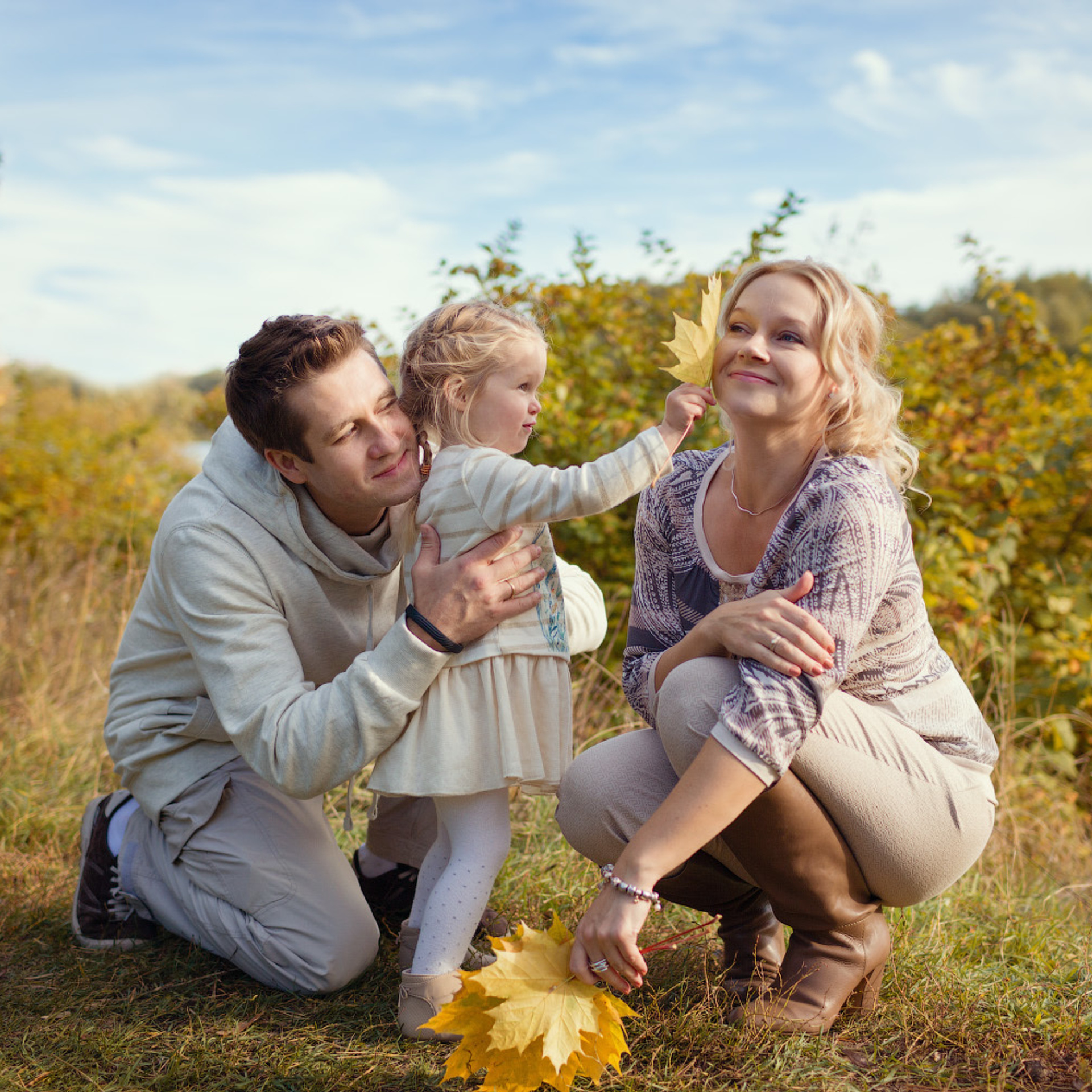 Осенняя фотосессия в Серебряном Бору. Фотограф в Москве Татьяна Байкова