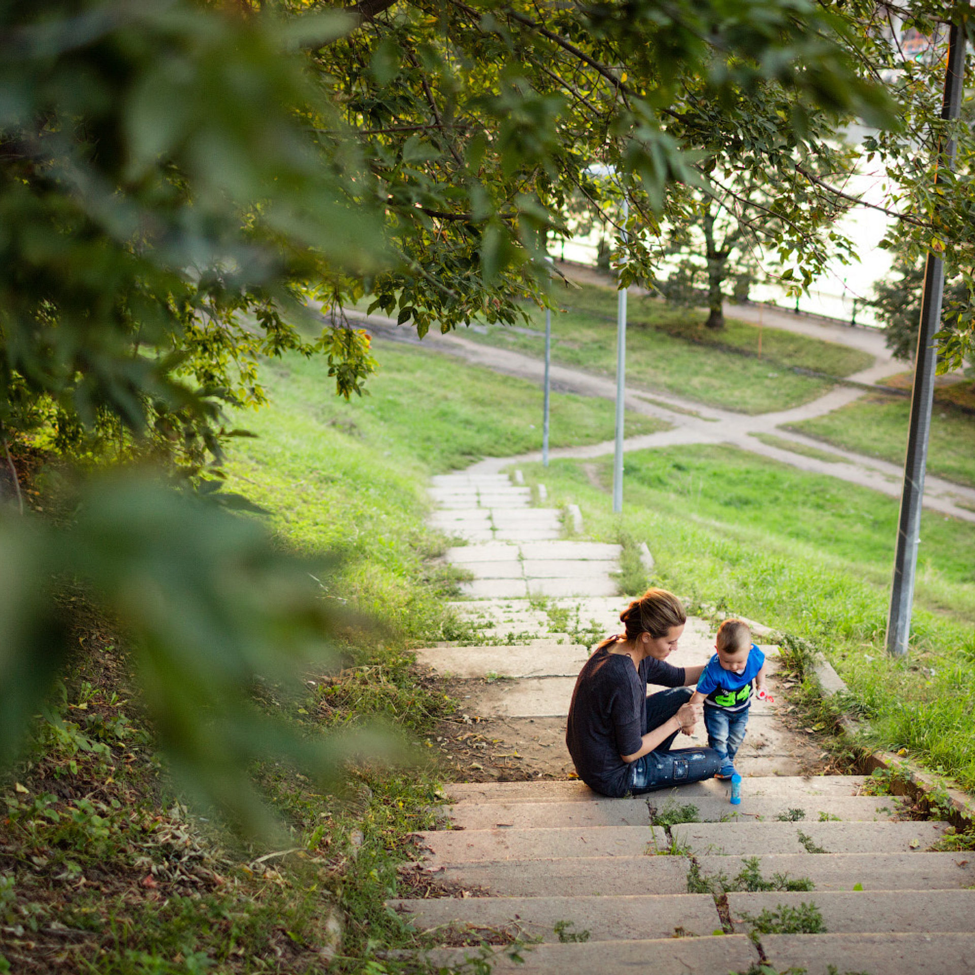 Семейная фотосессия в городе. Фотограф в Москве Татьяна Байкова