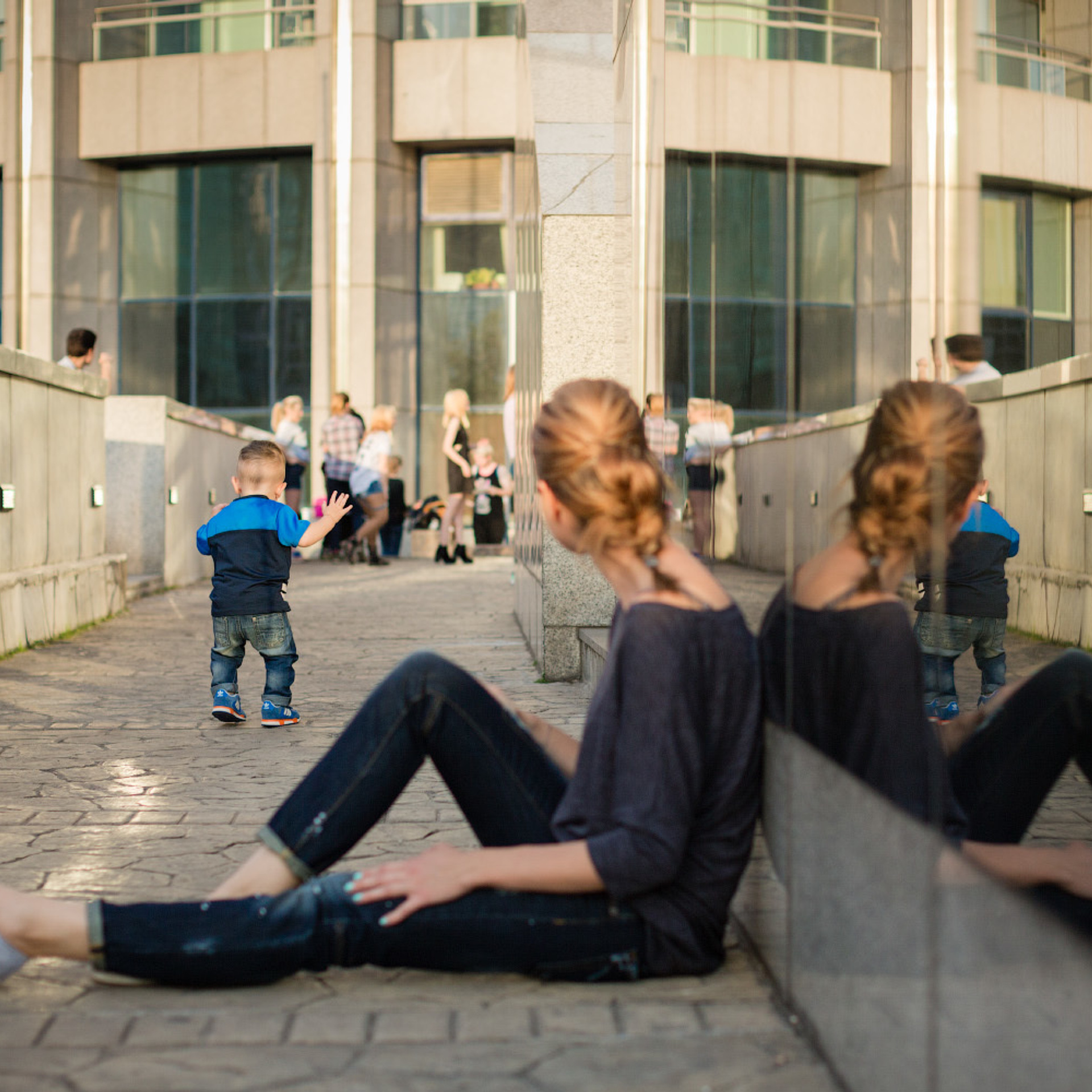 Семейная фотосессия в городе. Фотограф в Москве Татьяна Байкова