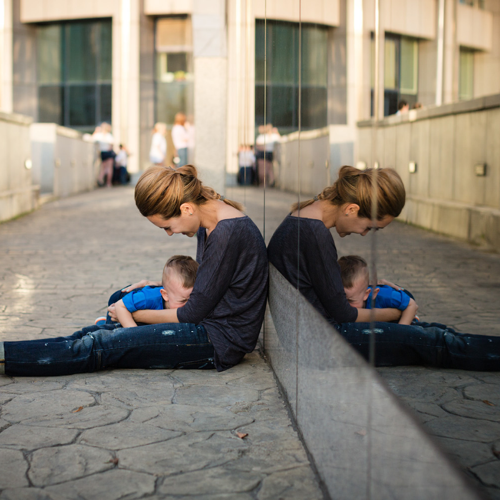 Семейная фотосессия в городе. Фотограф в Москве Татьяна Байкова