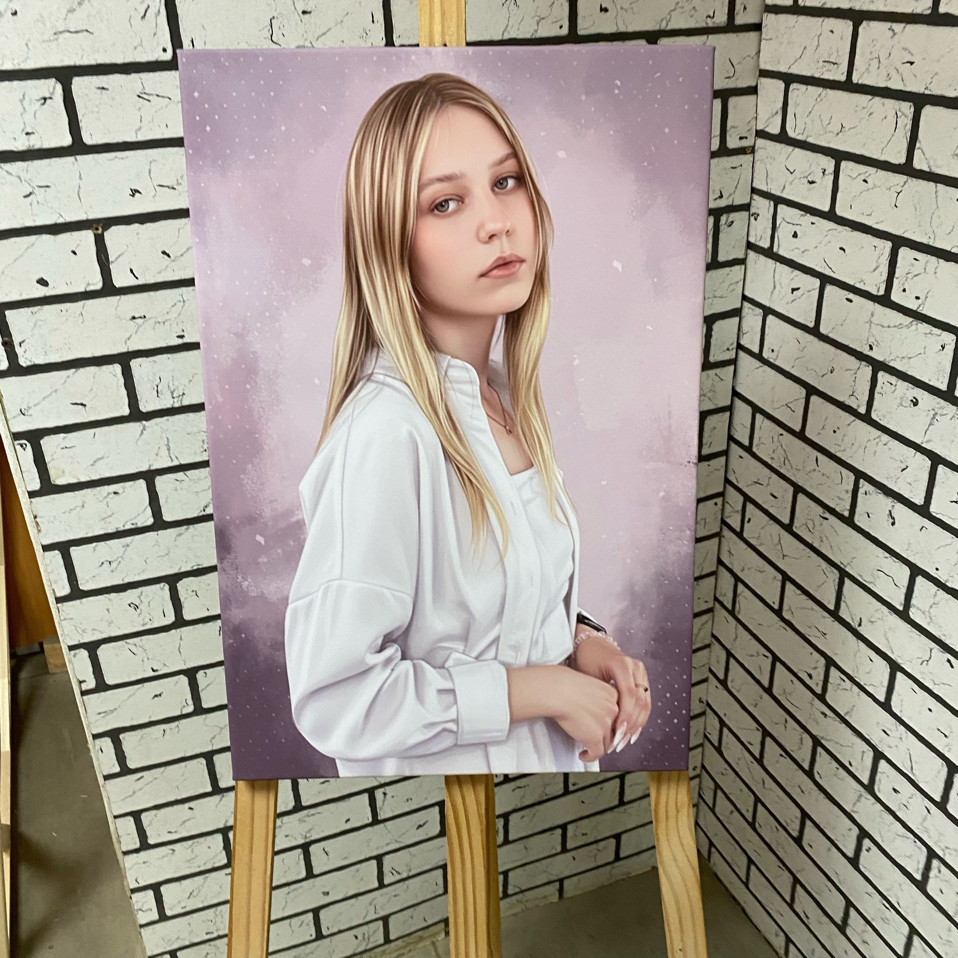 Арт портреты на холсте. Фотограф (графический дизайнер) Полонская Юлия