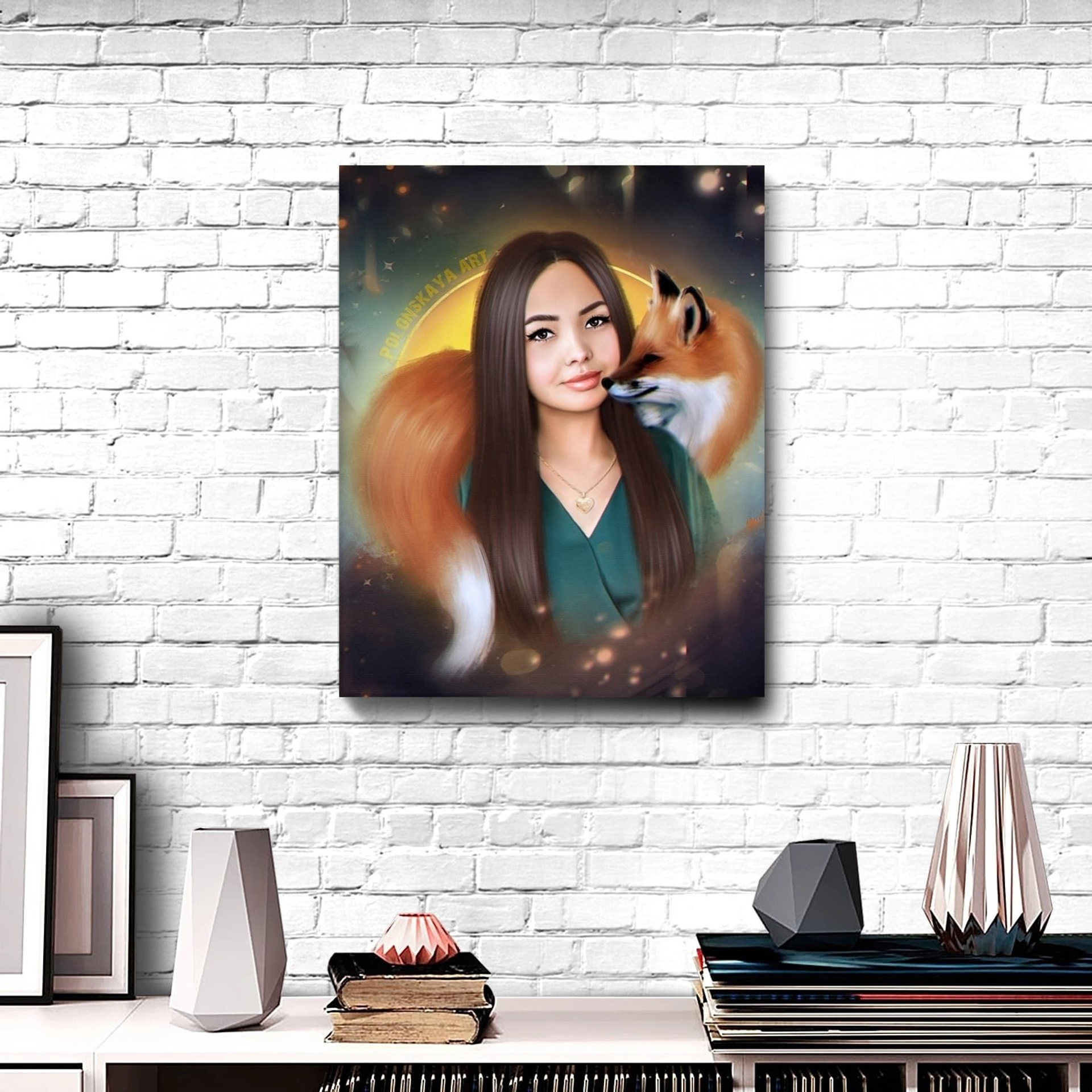 Арт портреты на холсте. Фотограф (графический дизайнер) Полонская Юлия