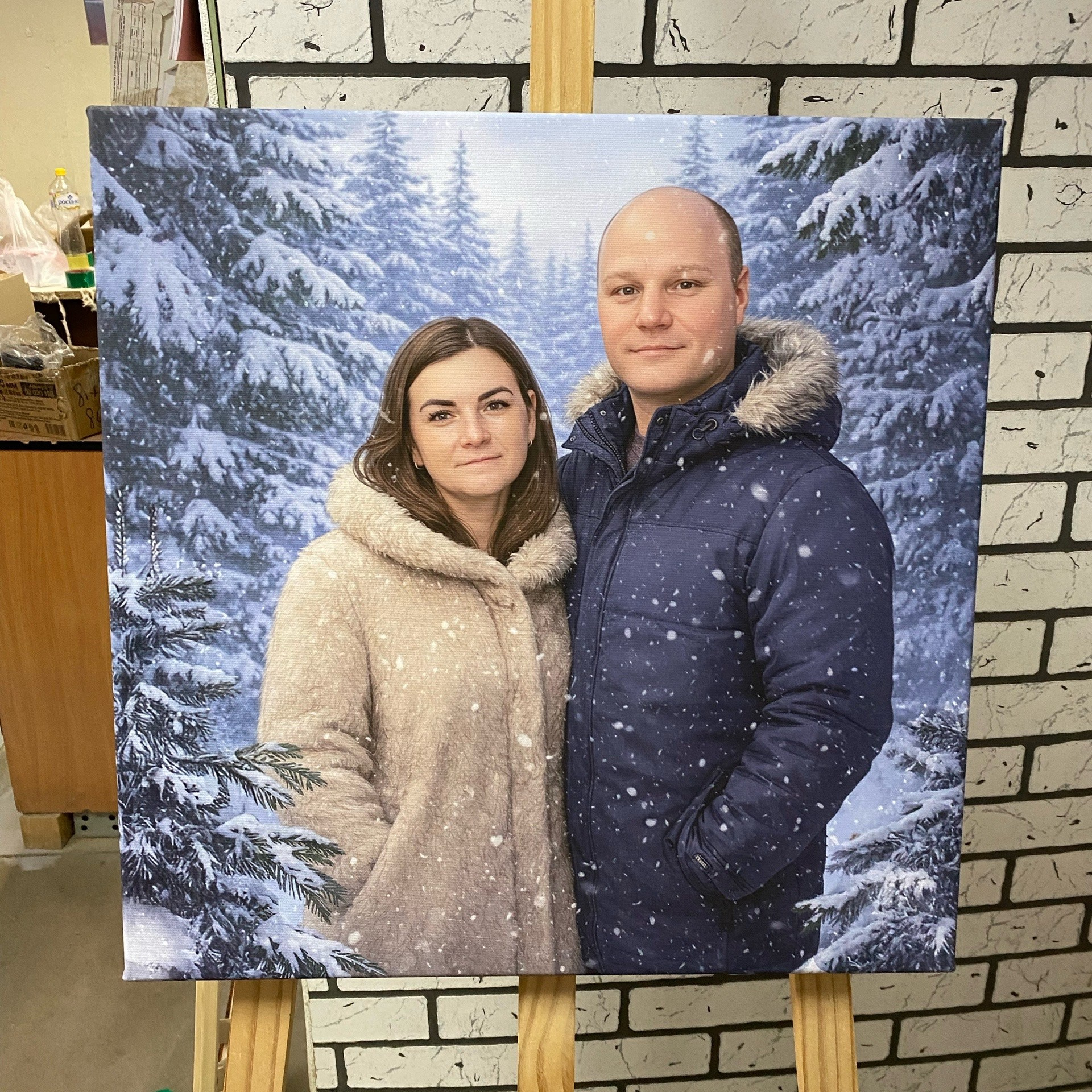 Арт портреты на холсте. Фотограф (графический дизайнер) Полонская Юлия