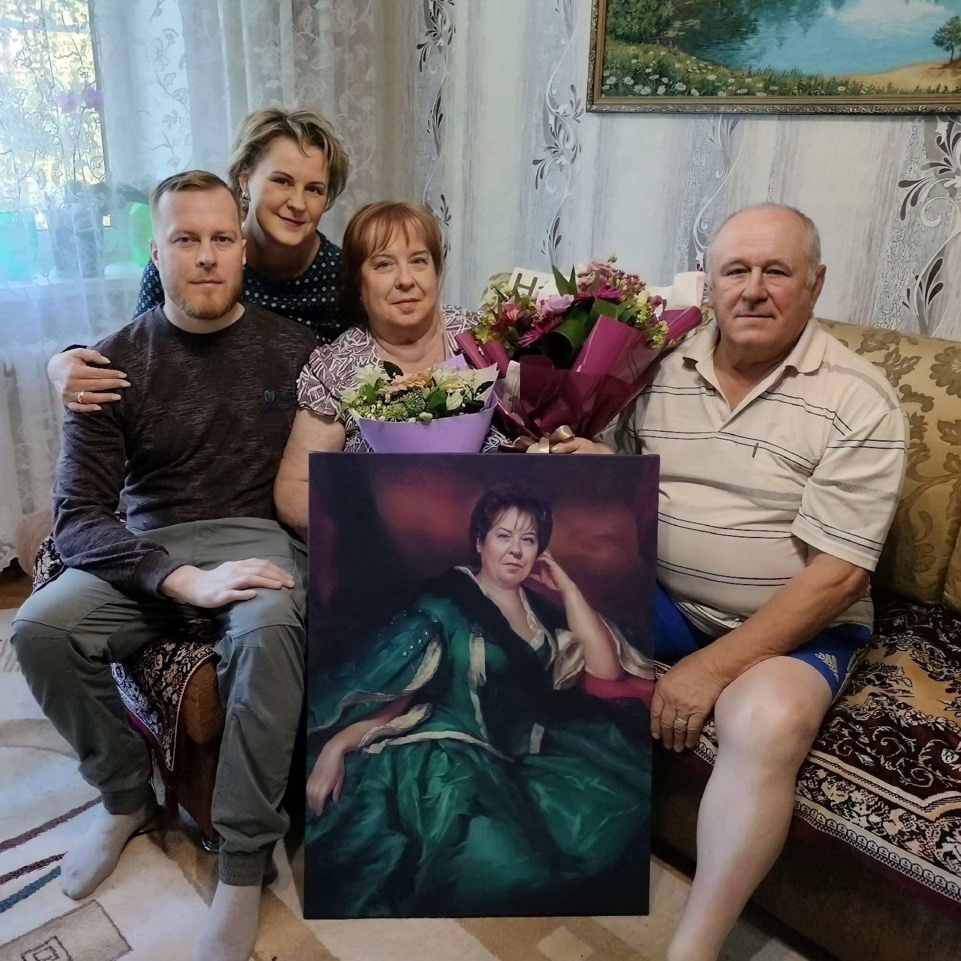 Арт портреты на холсте. Фотограф (графический дизайнер) Полонская Юлия