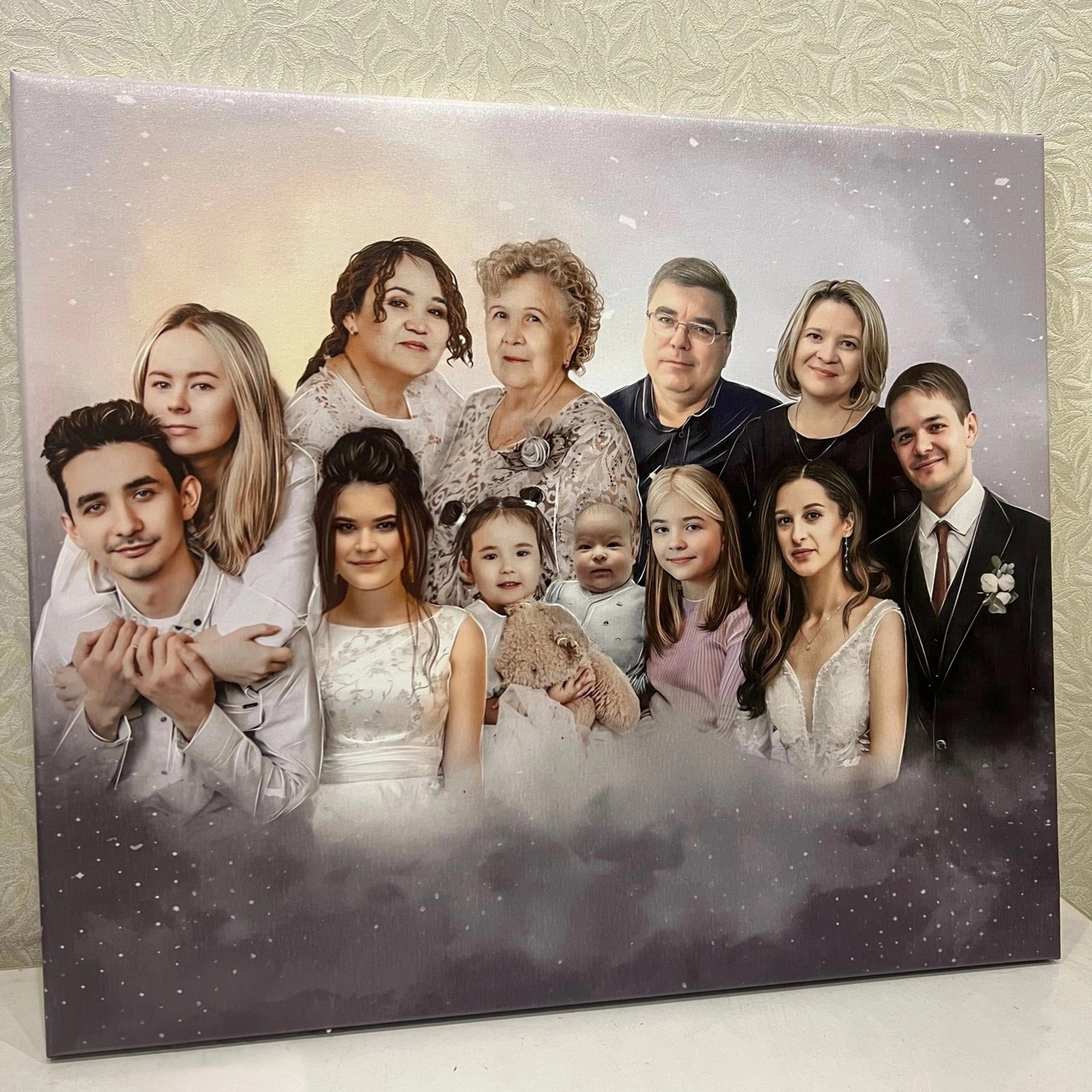 Арт портреты на холсте. Фотограф (графический дизайнер) Полонская Юлия