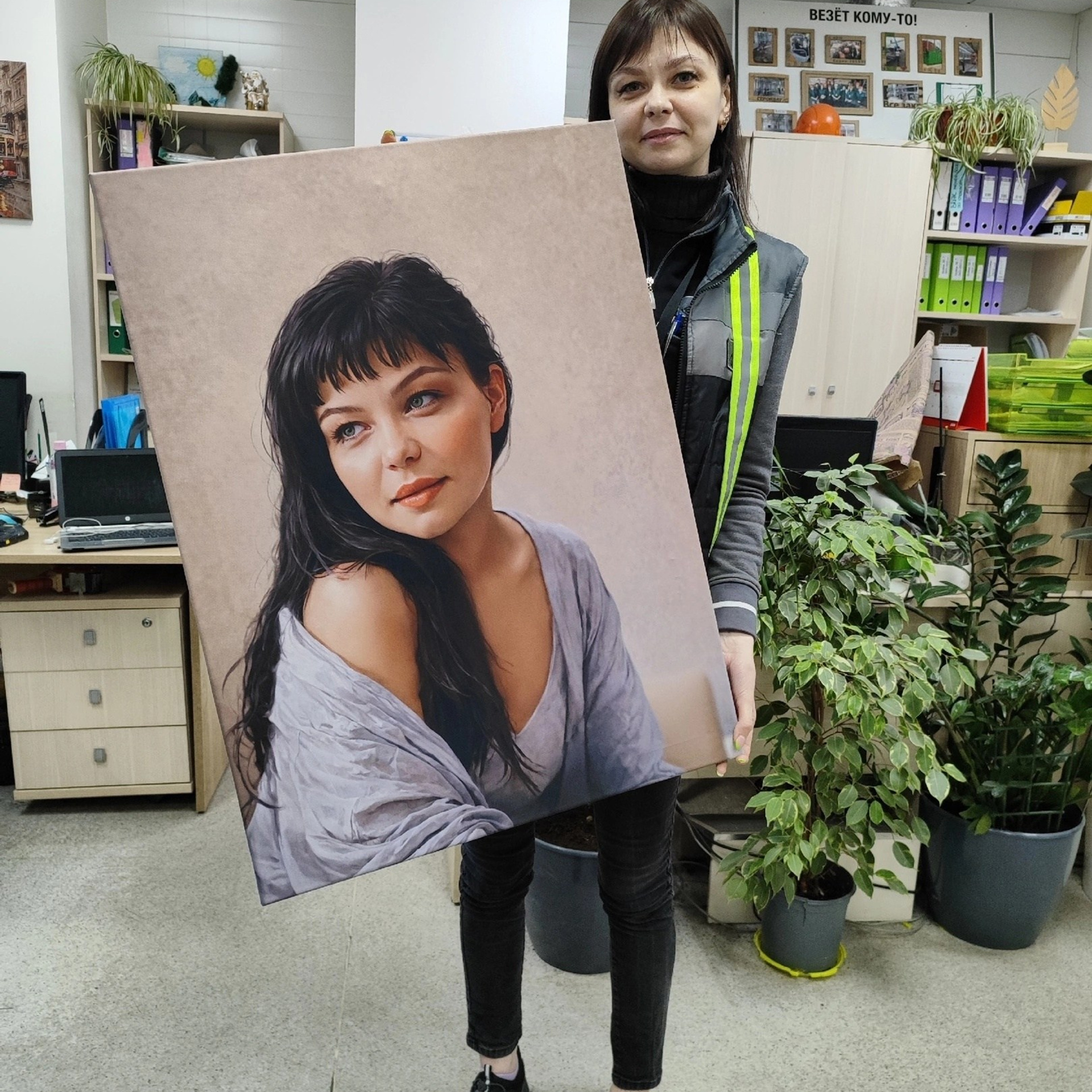 Арт портреты на холсте. Фотограф (графический дизайнер) Полонская Юлия