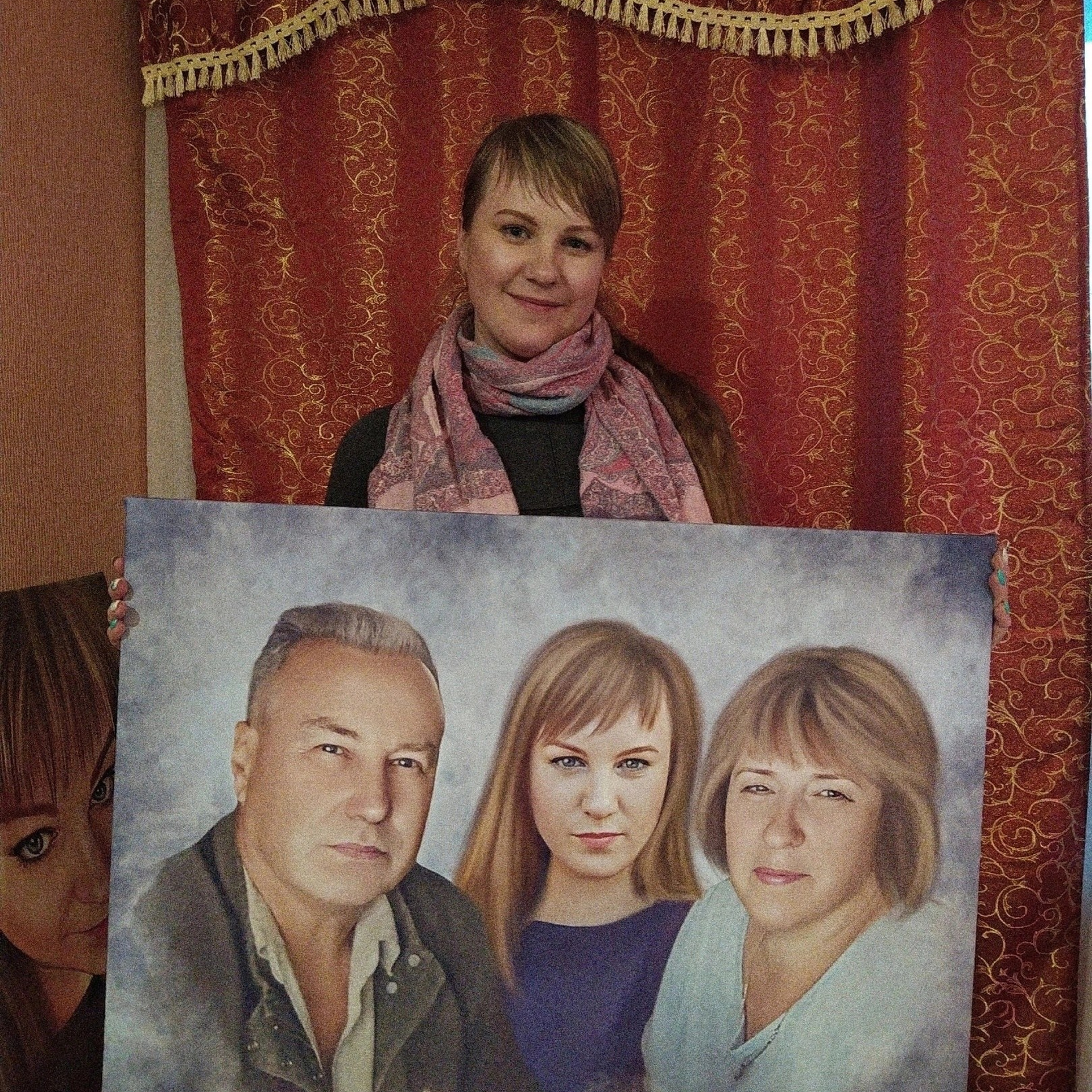 Арт портреты на холсте. Фотограф (графический дизайнер) Полонская Юлия