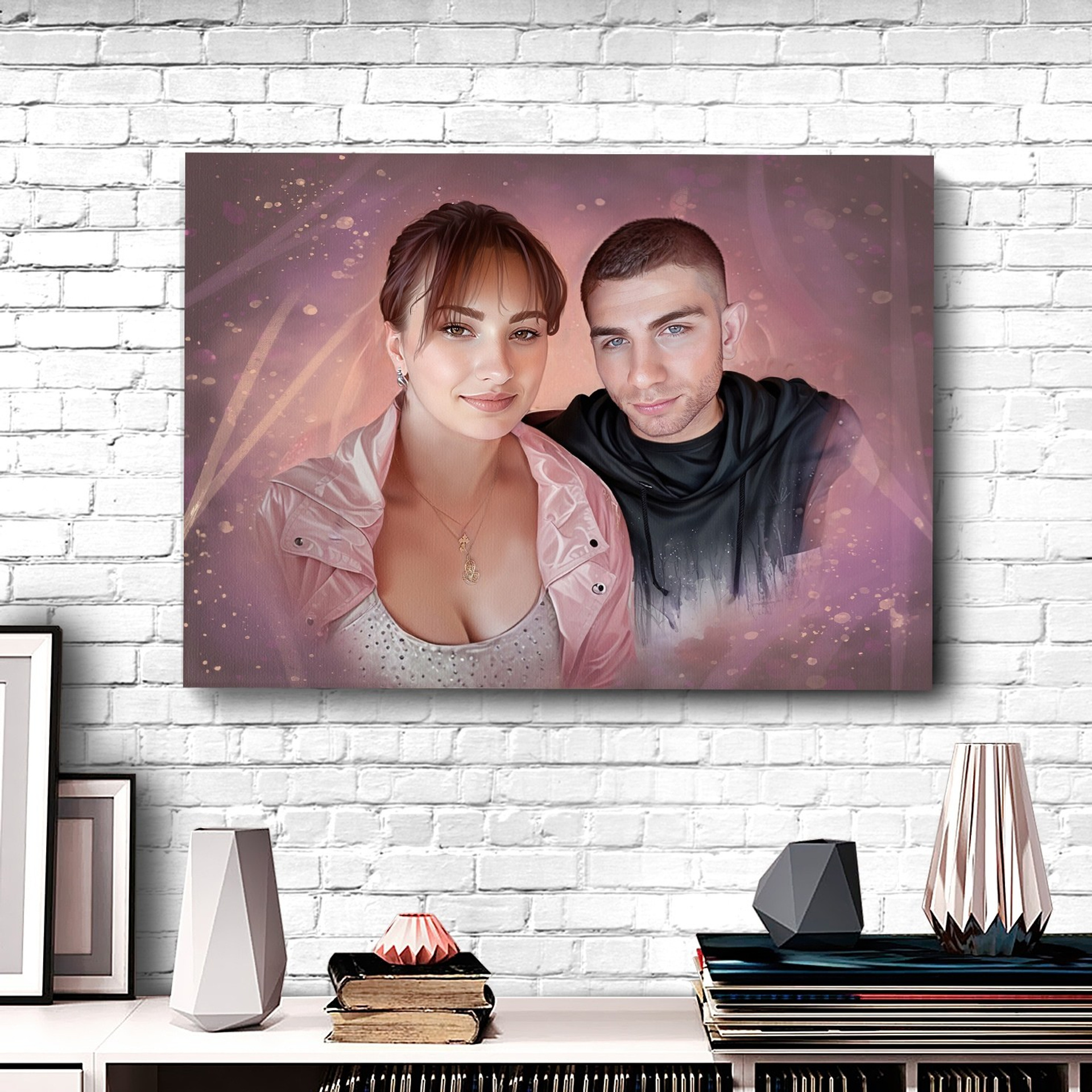 Арт портреты на холсте. Фотограф (графический дизайнер) Полонская Юлия