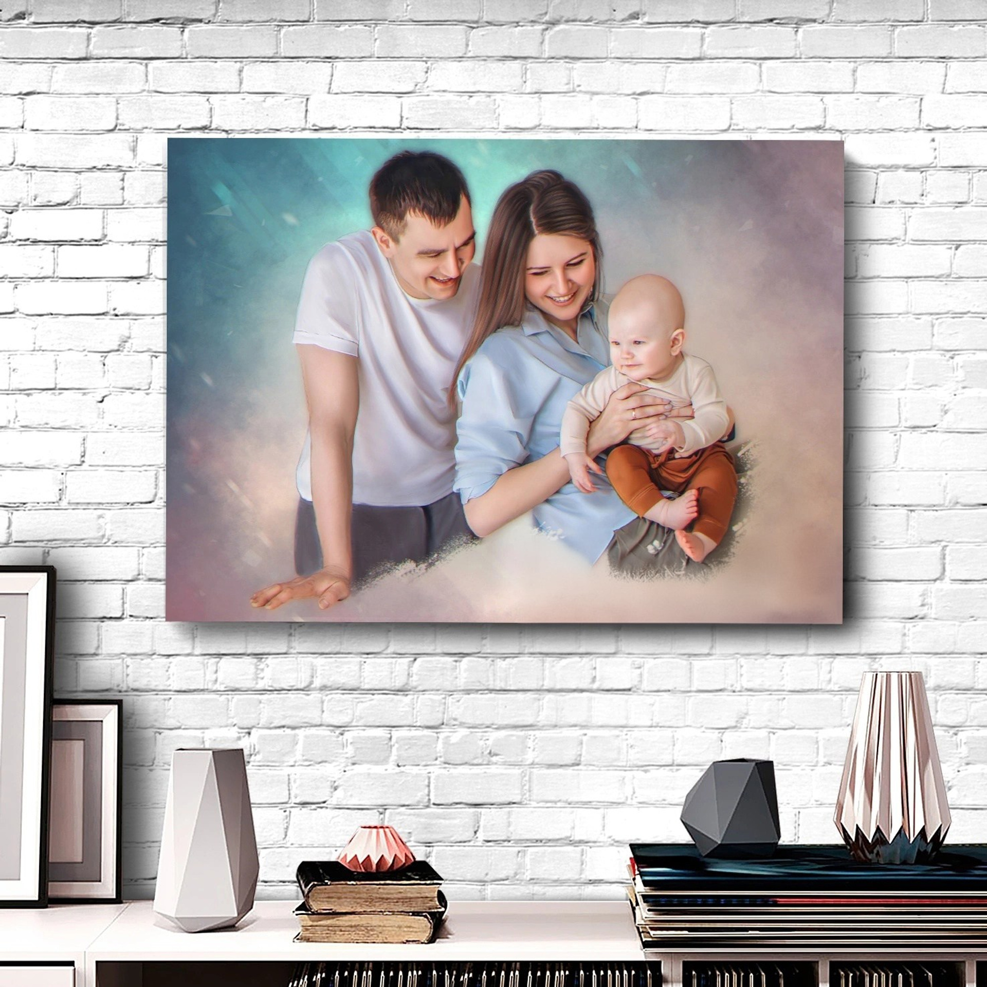 Арт портреты на холсте. Фотограф (графический дизайнер) Полонская Юлия