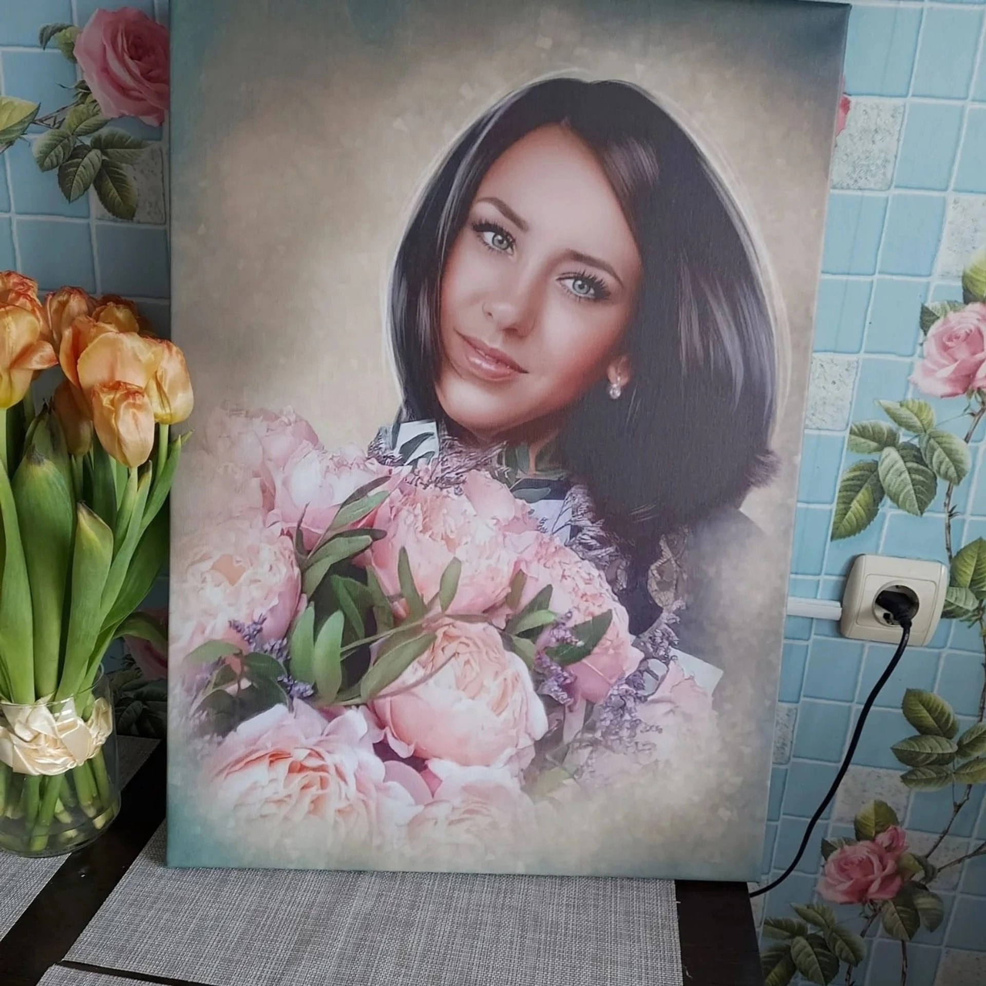 Арт портреты на холсте. Фотограф (графический дизайнер) Полонская Юлия