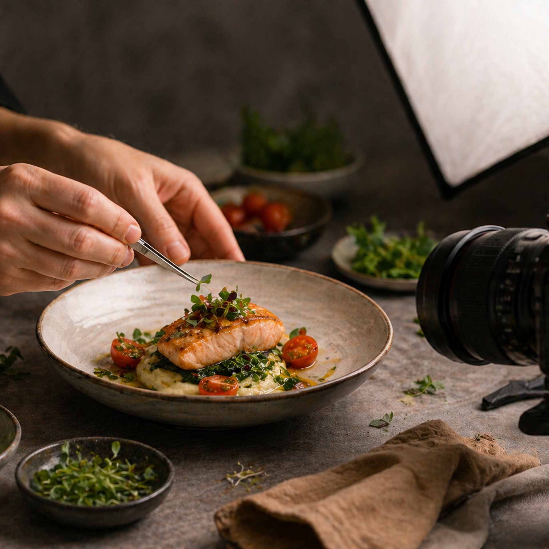 Фотосъёмка для заведений общепита: реквизит и подготовка