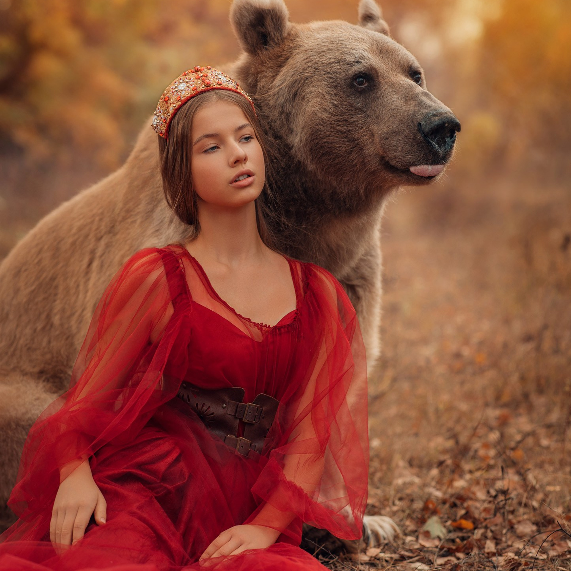 Девушки на&nbsp;природе