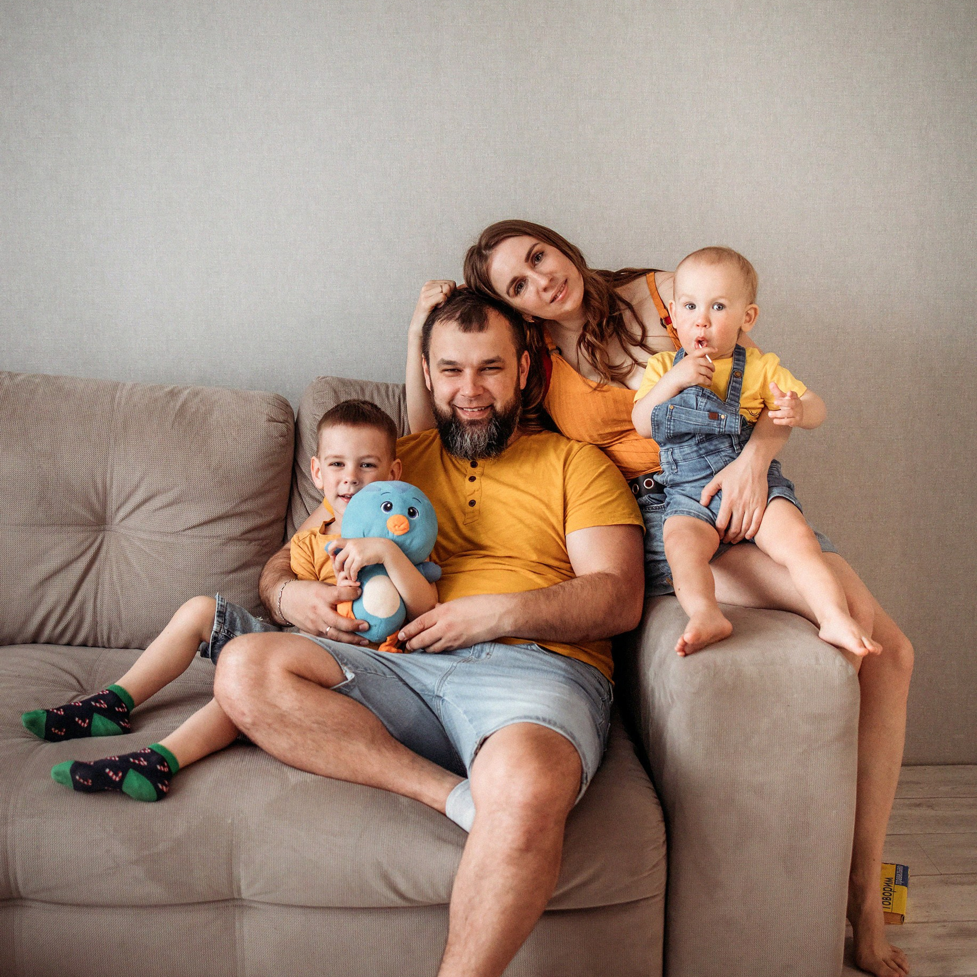 Влада, Женя, Елисей, Давид