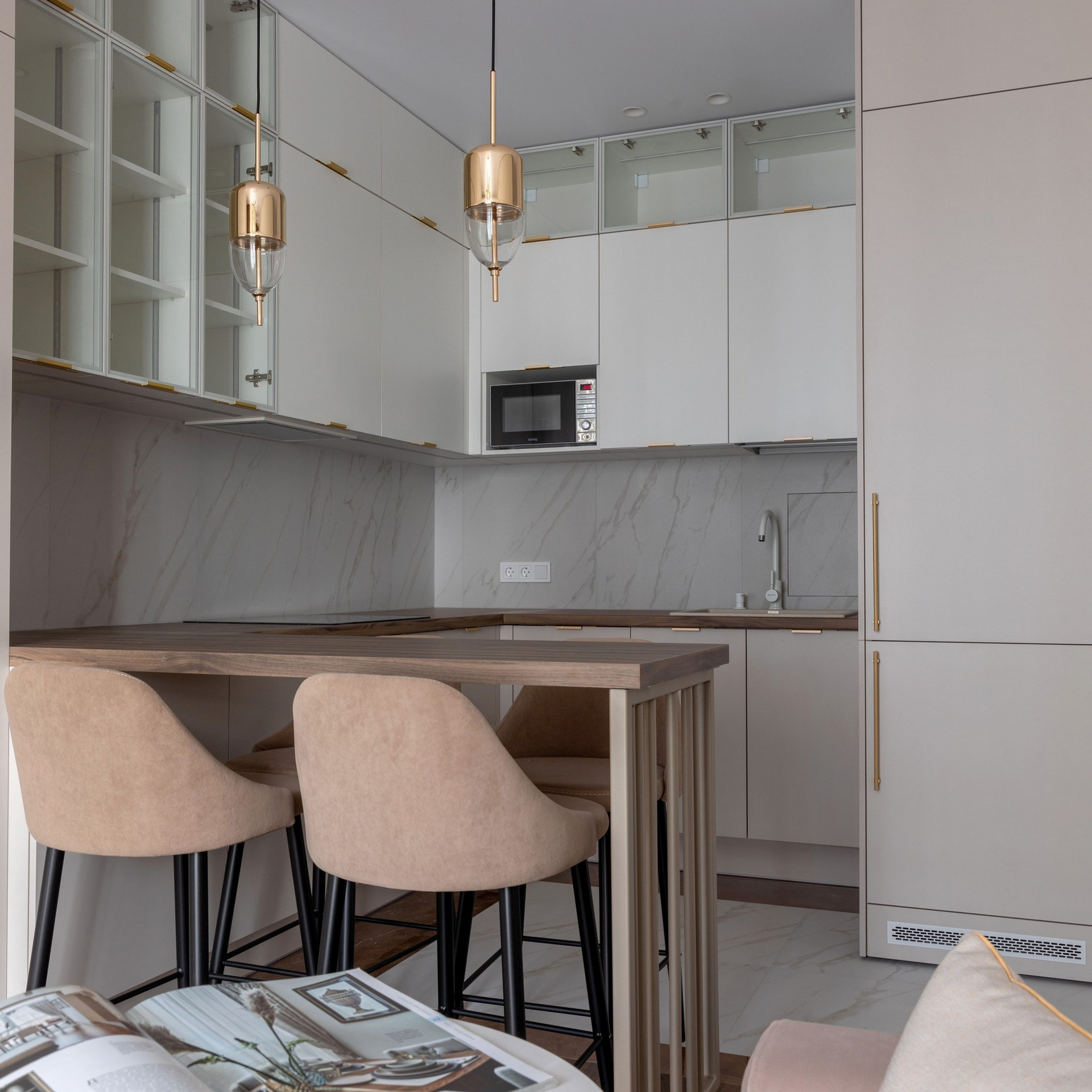 Фотосъёмка реализованного дизайн проекта в Жк Стрижи. Интерьерный фотограф в Санкт-Петербурге, Ленинградской области и в Москве Николай Щербаков